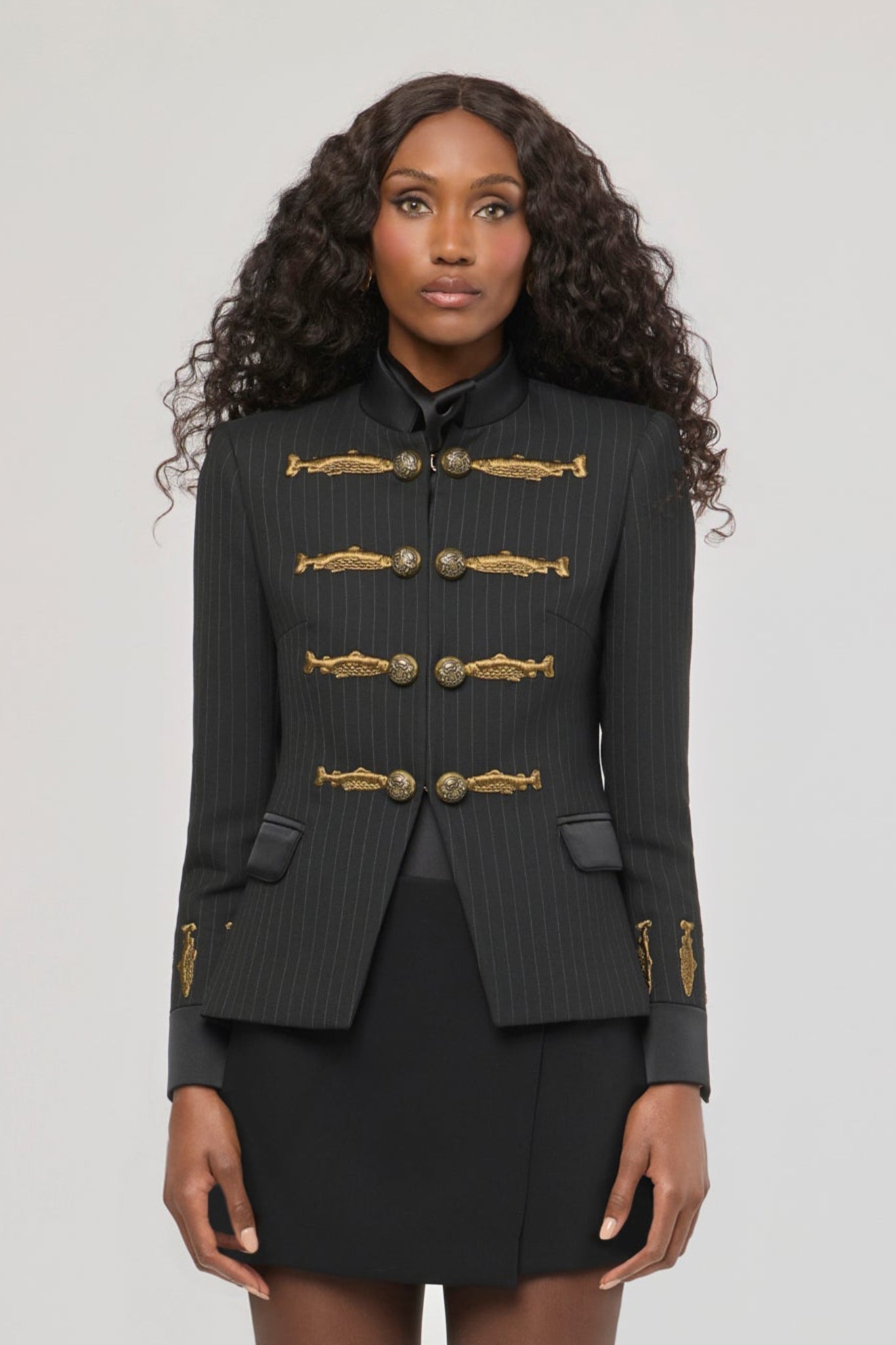 Nuvola Diplomatic Pinstripe Embroidered Blazer - Limited Edition