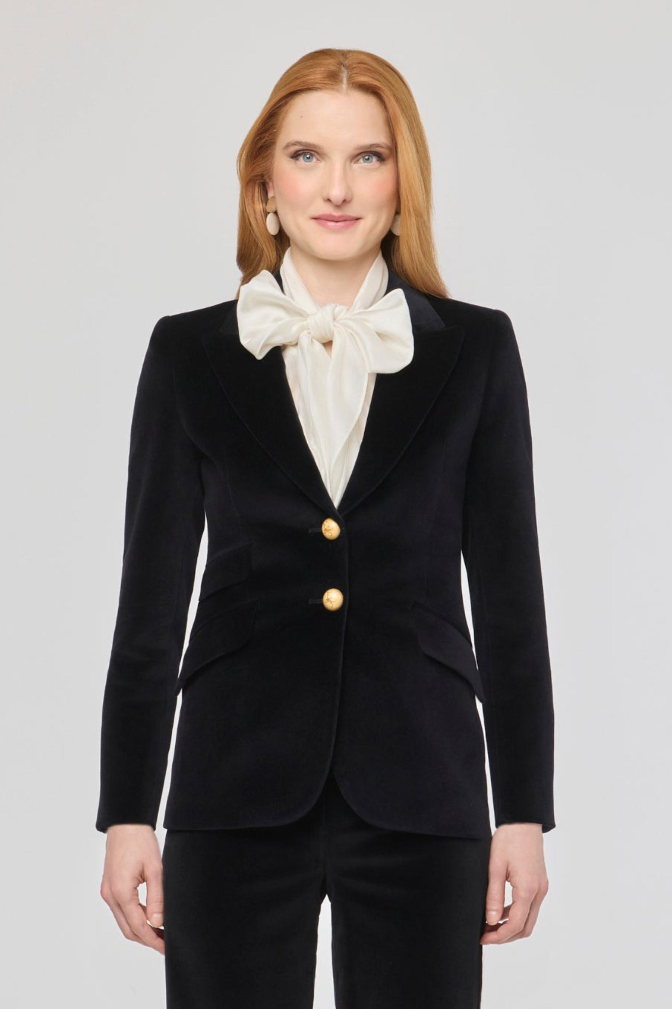 Oliva Black Velvet Blazer - Limited Edition