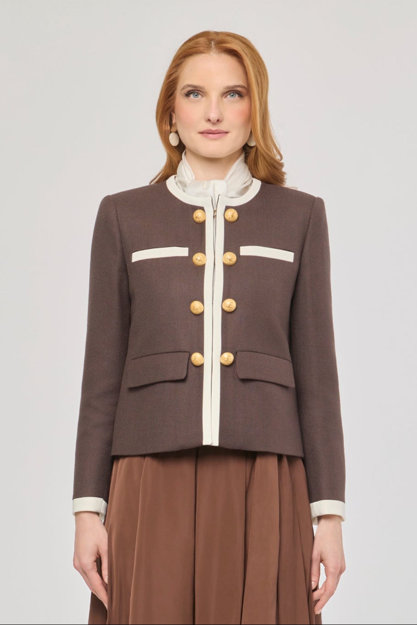 Talulla Wool Blazer with Round Neck - Limited Edition