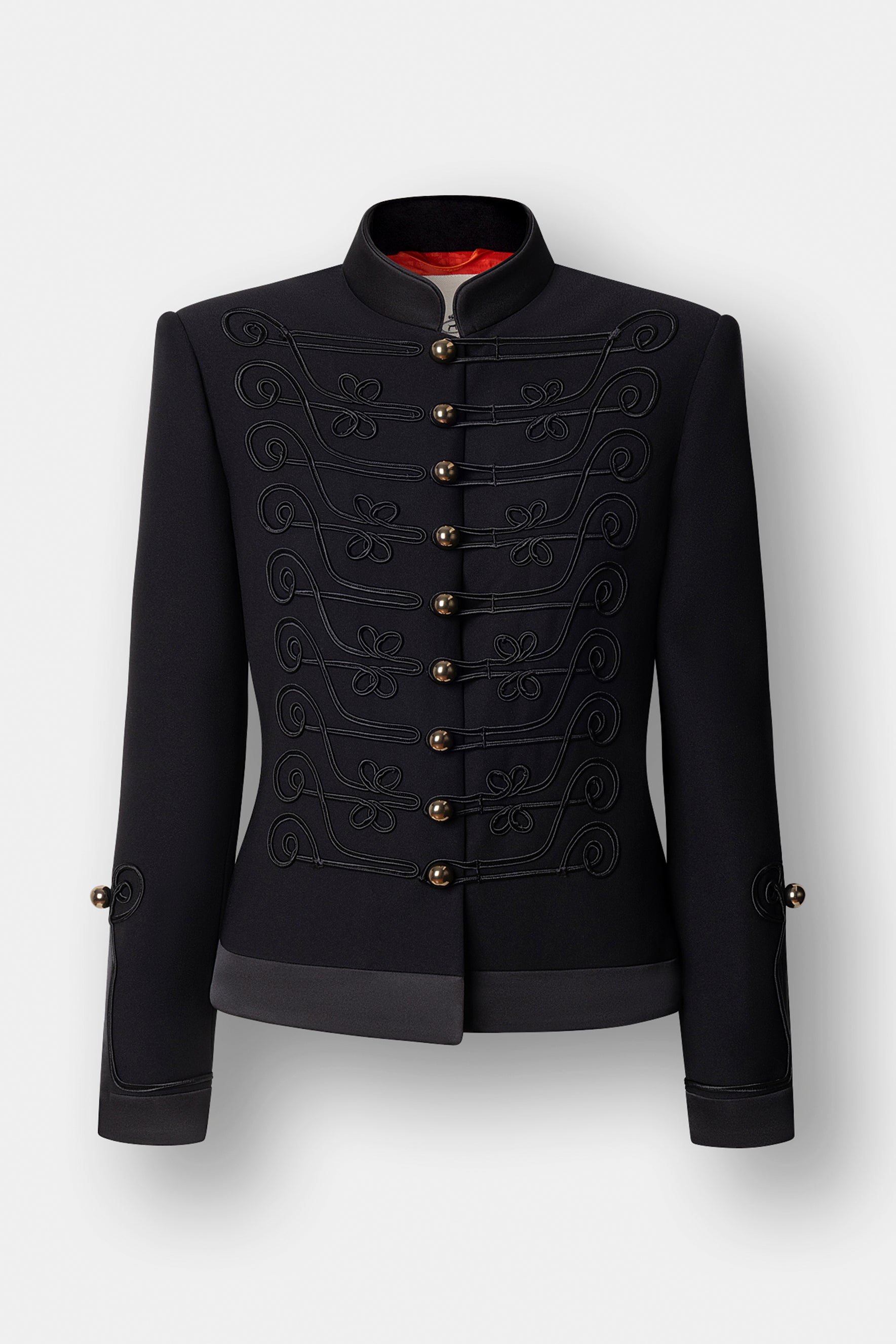 Blazer negra con soutache La Spezia
