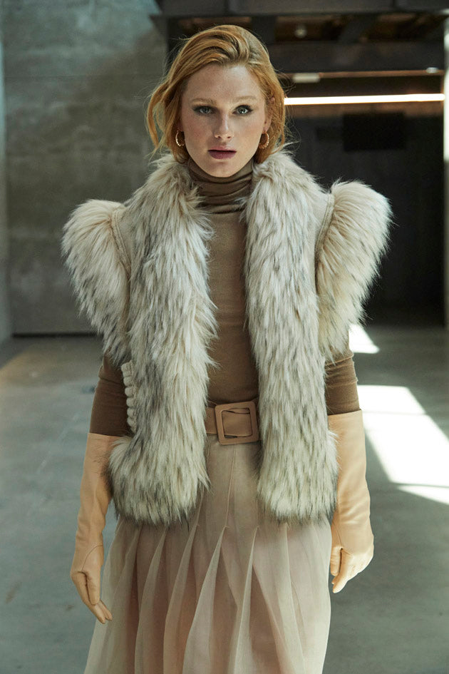 CHALECO CORTO ALPACA Y MERINA CHARLOTTE
