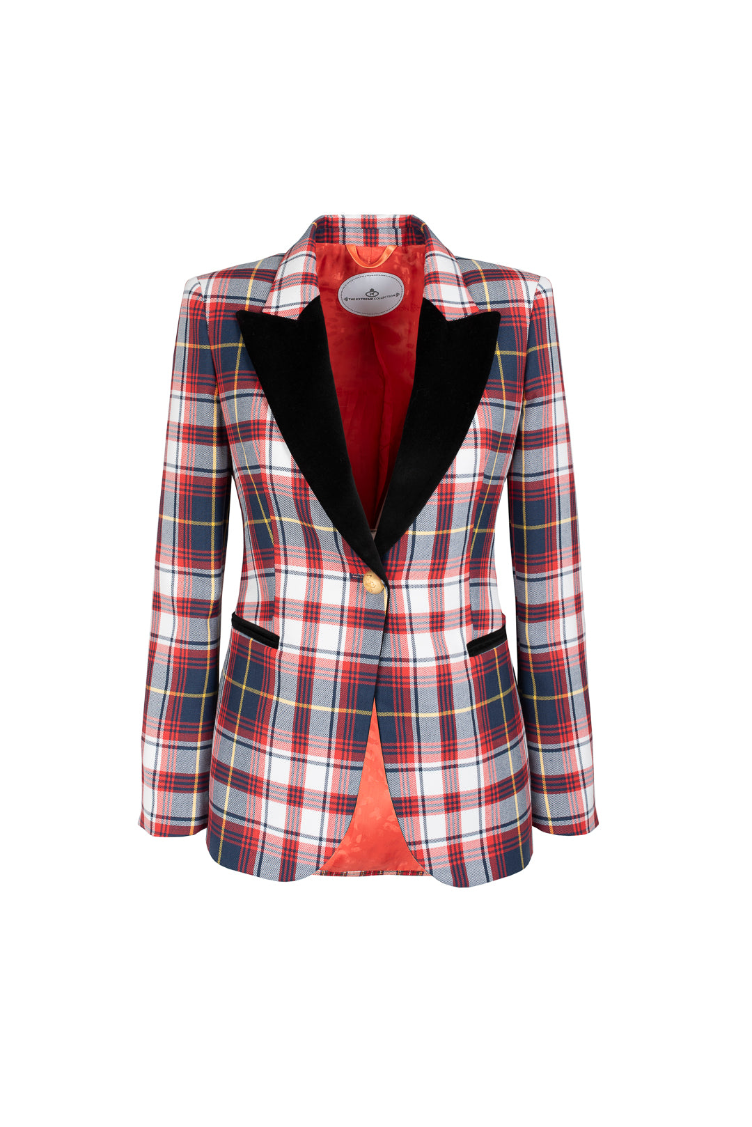 ANABEL CHECKED DINNER BLAZER