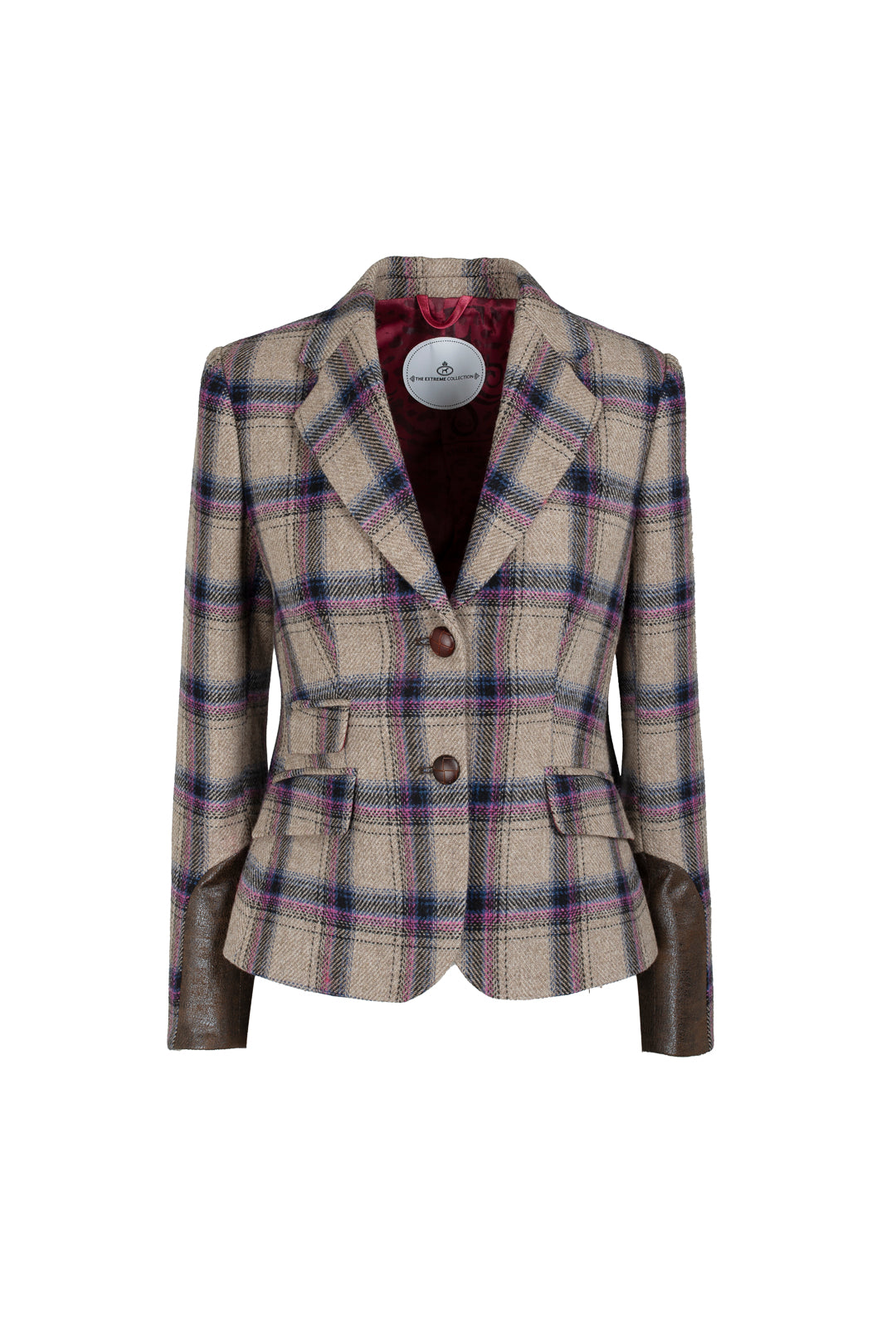 BLAZER CUADROS DOS BOTONES CAVALIER