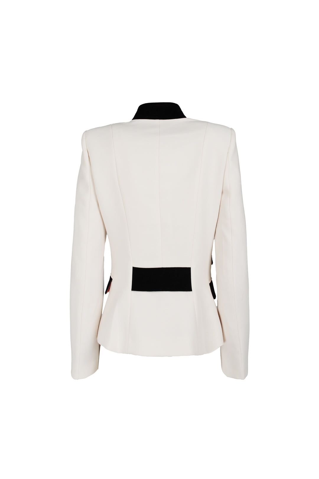 WHITE DOUBLE-POCKET BLAZER BASTIAN