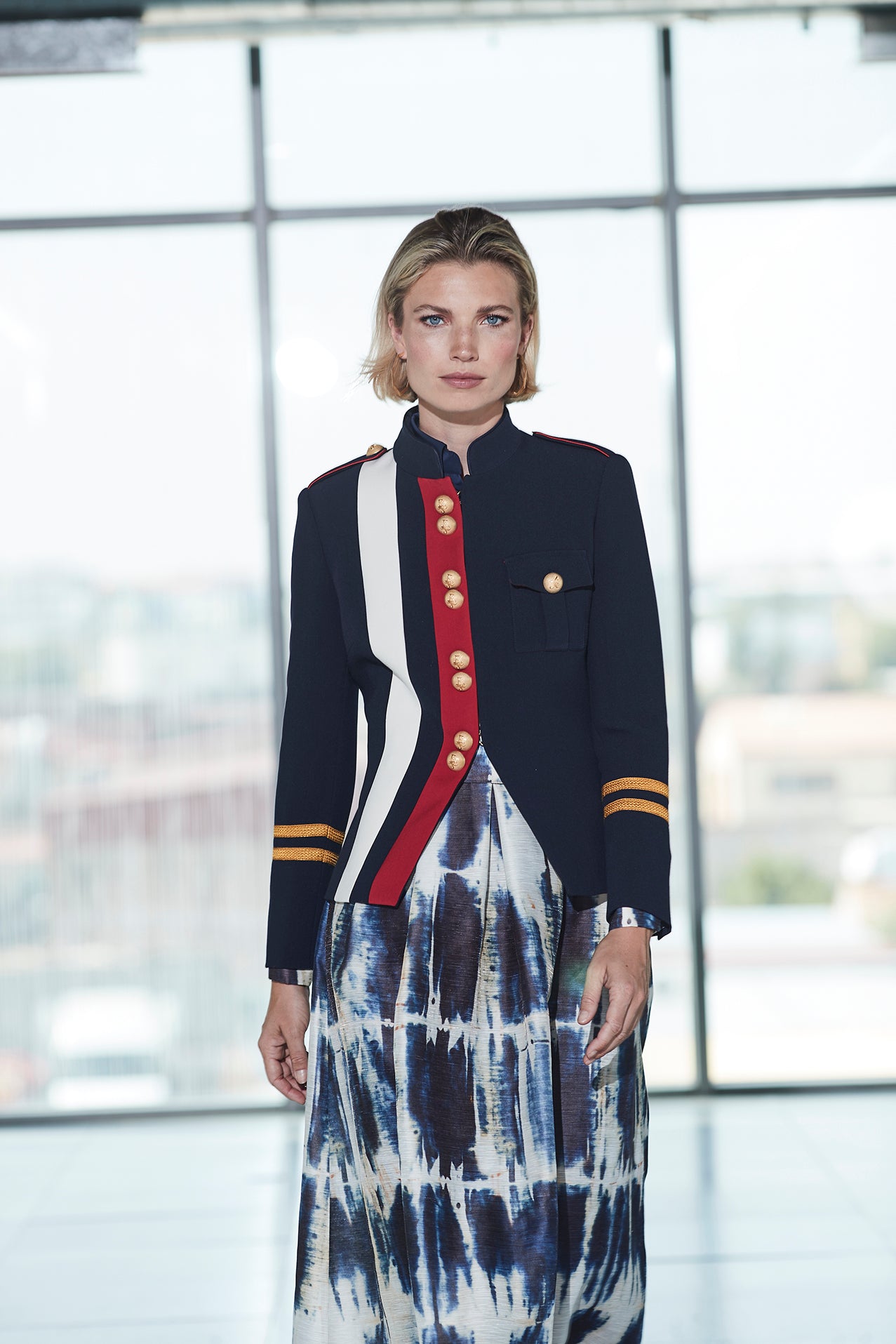 BLAZER MILITAR MARINO CLAUDIA LONDON
