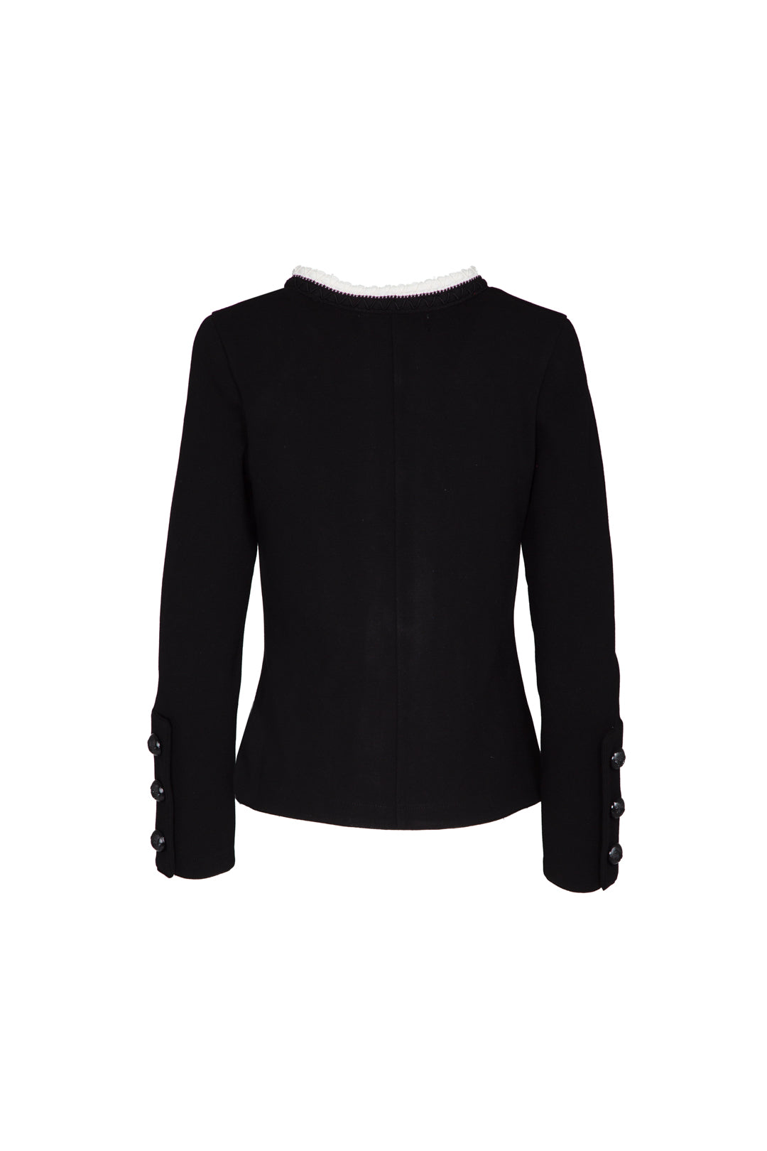 CHAQUETA TWEED CORTA NEGRO BAPTISTE