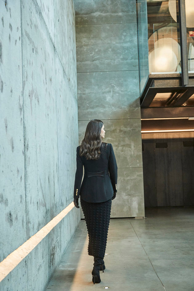 BLAZER AZABACHE BORDADO STAR RABBIT