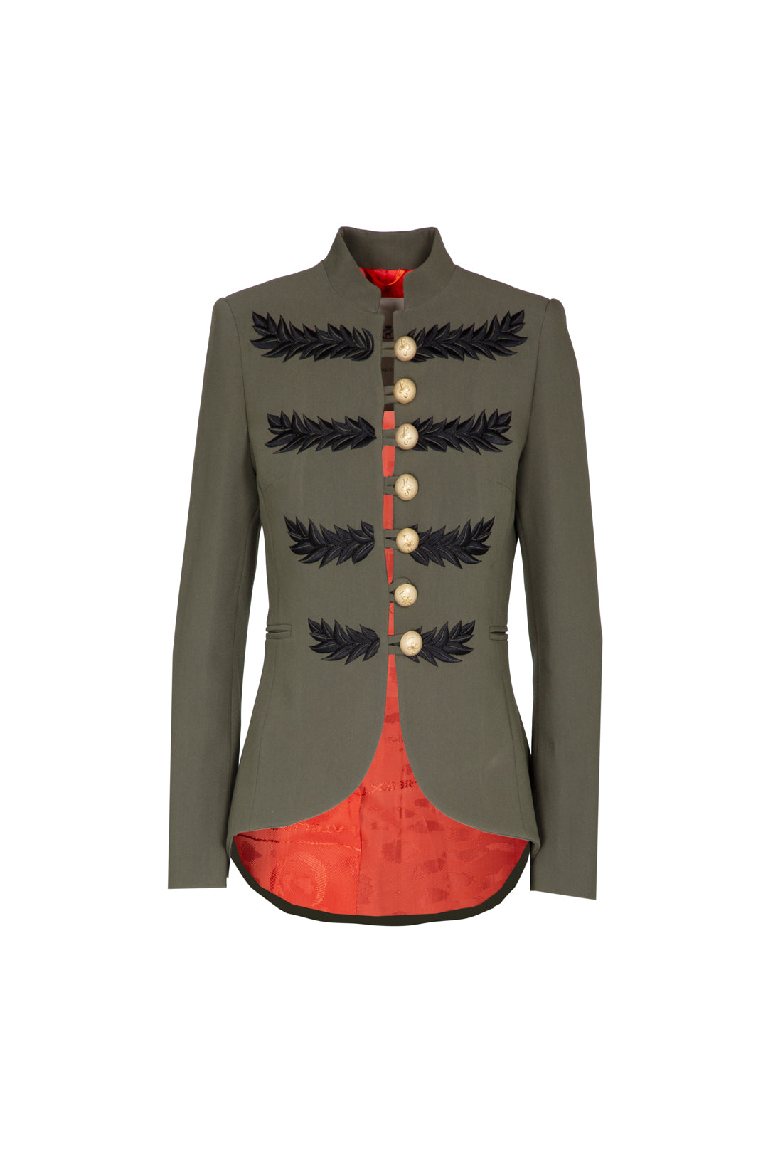 BLAZER BORDADO RENATA OLIVE GREEN