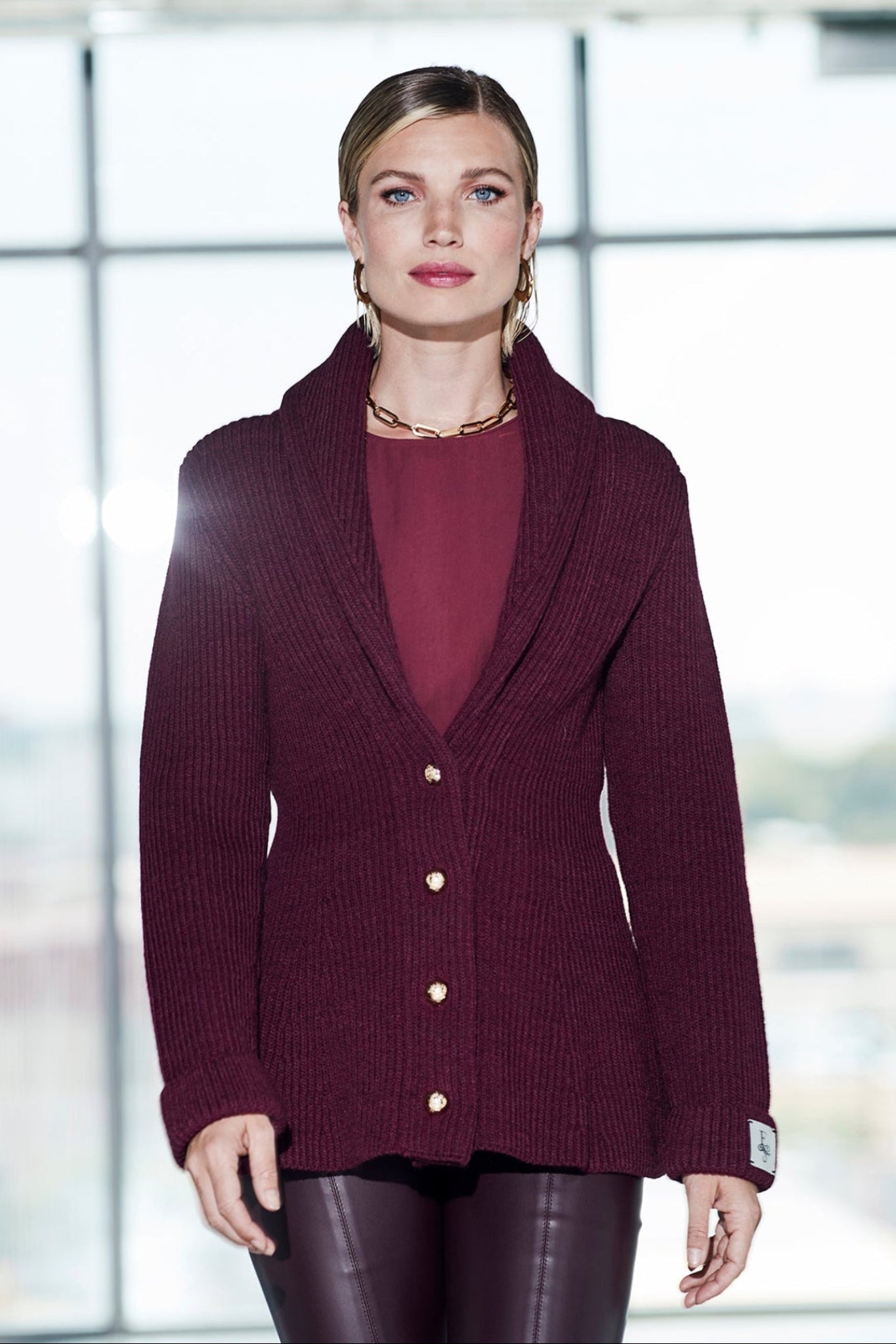 CHAQUETA ENTALLADA MERLOT BABETTE