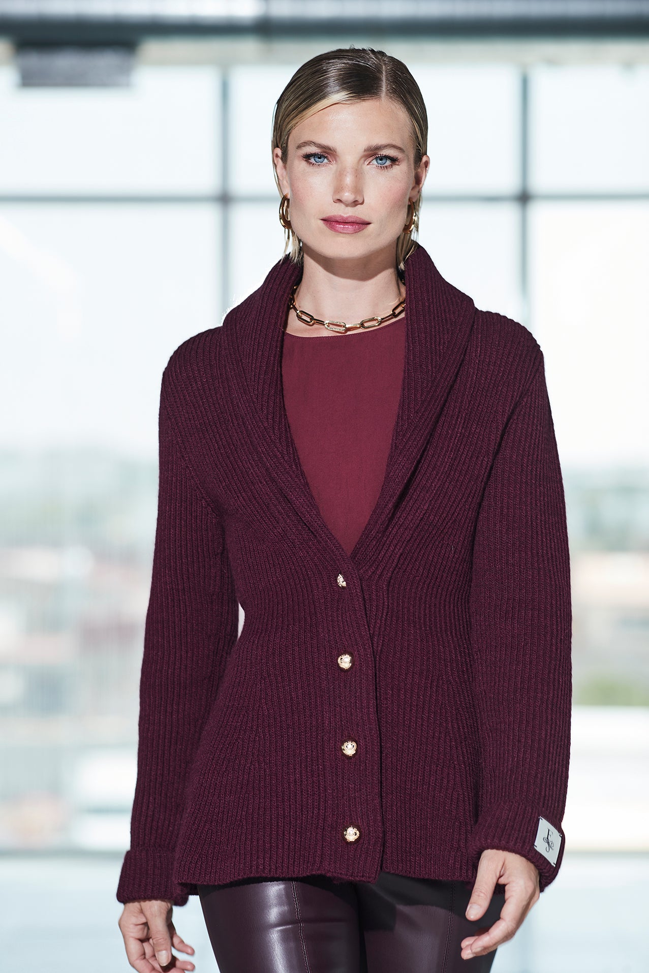 CHAQUETA ENTALLADA MERLOT BABETTE