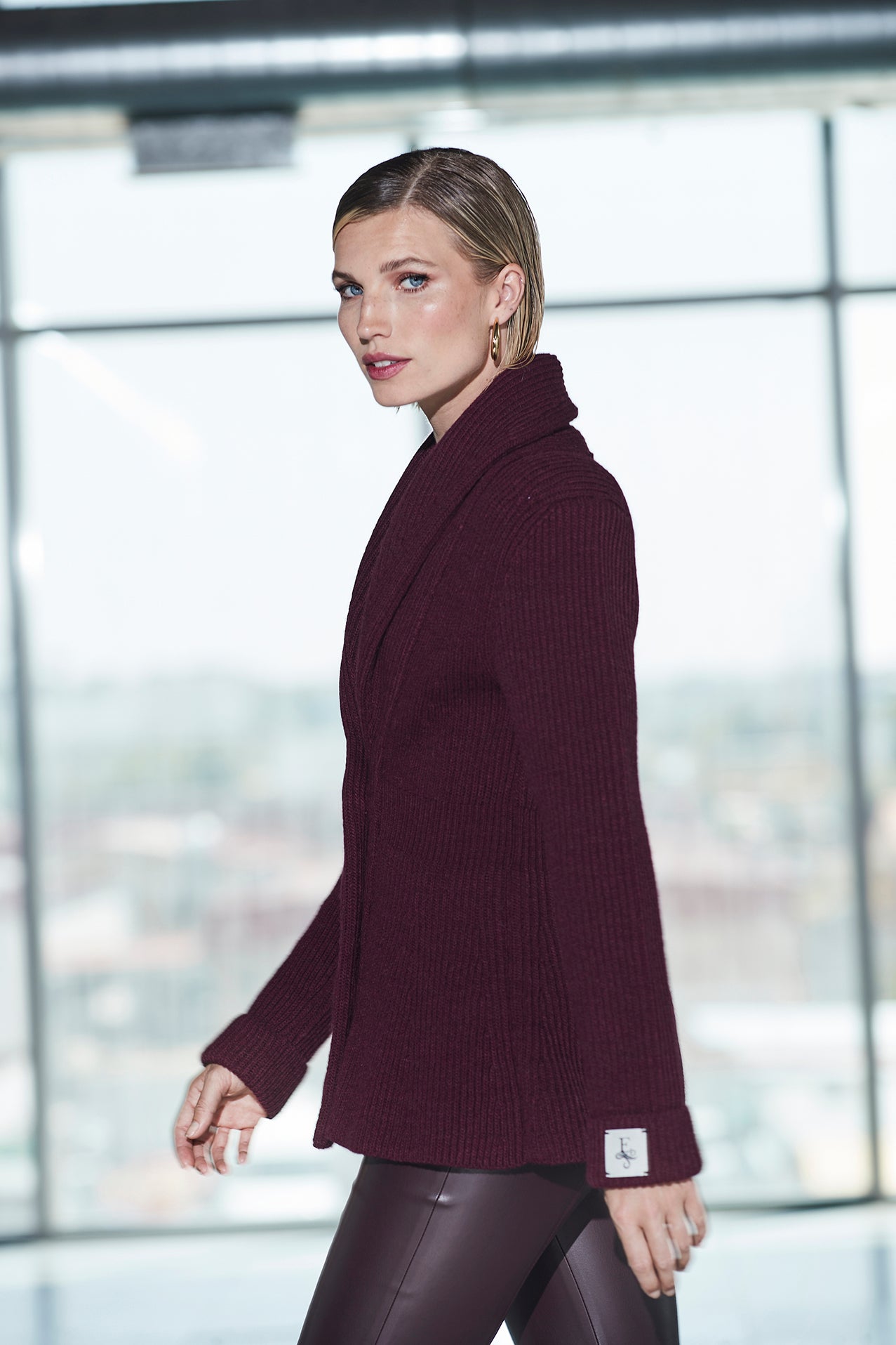 CHAQUETA ENTALLADA MERLOT BABETTE