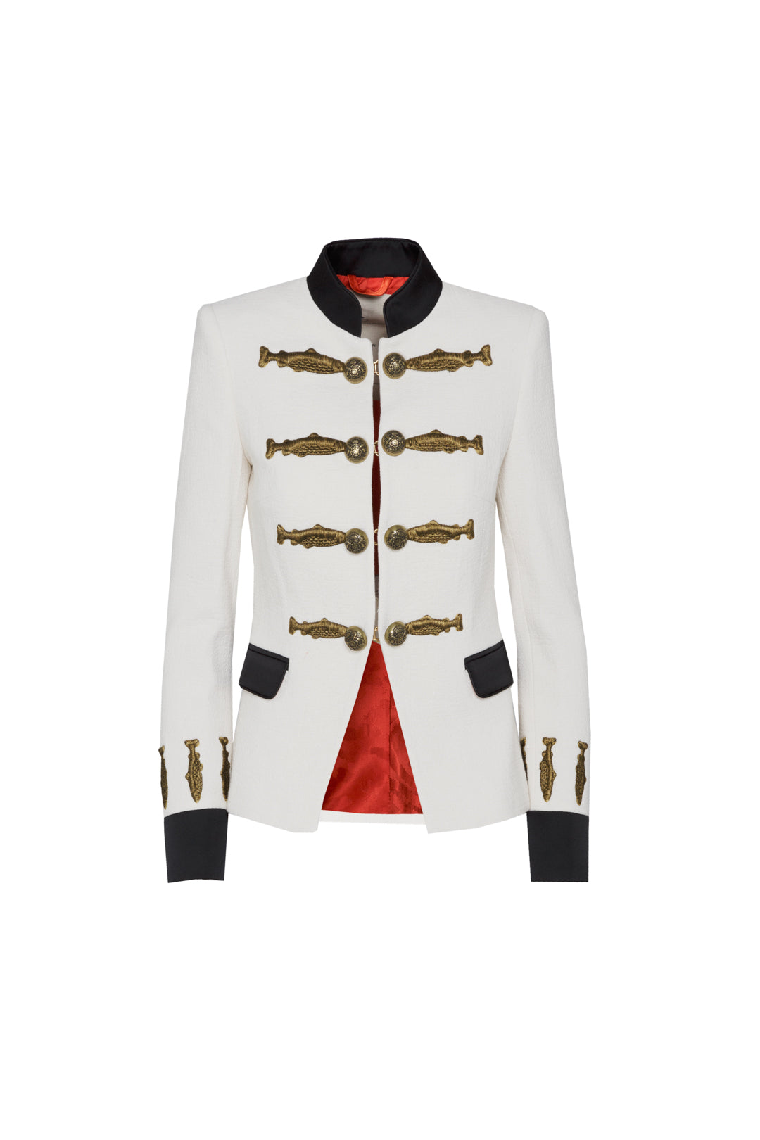 BLAZER MILITAR MARFIL NUVOLA