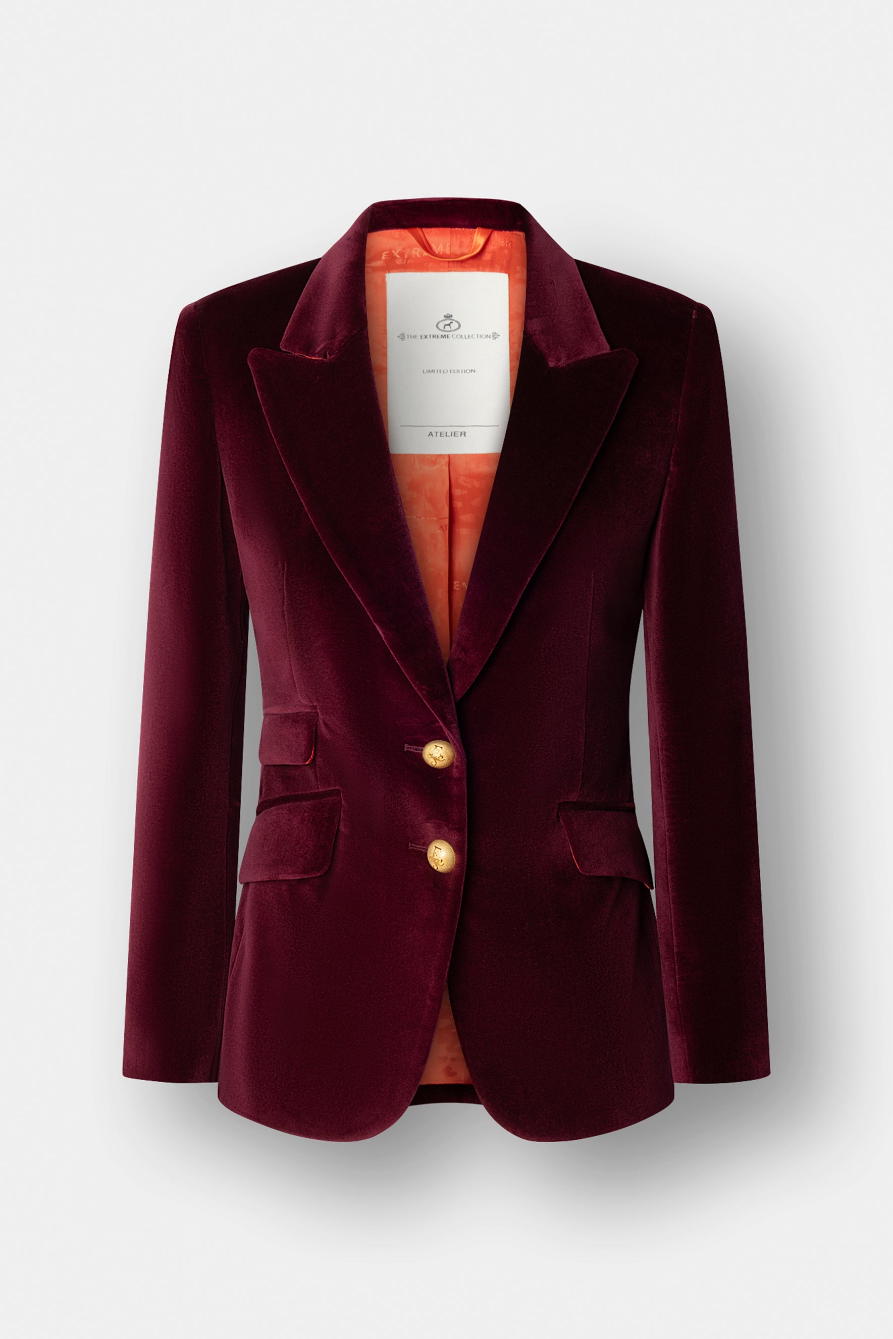 Blazer terciopelo burdeos Oliva - Edición Limitada