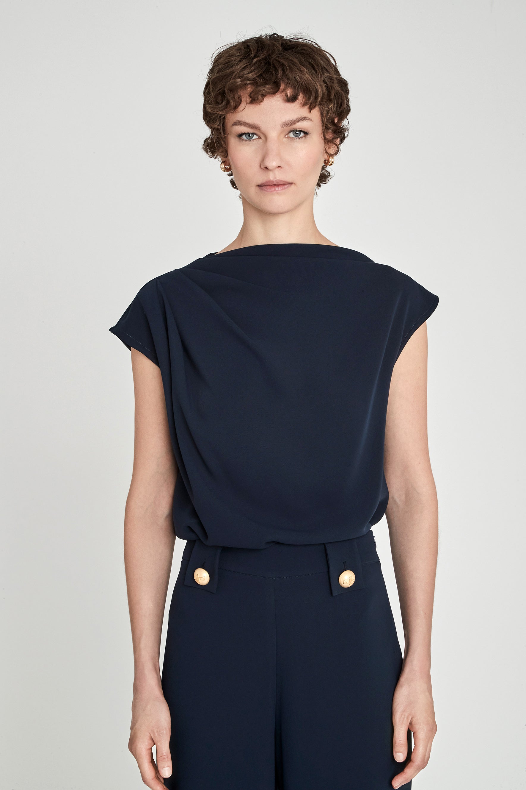 TOP ASIMÉTRICO INDIGO BENEDETTA