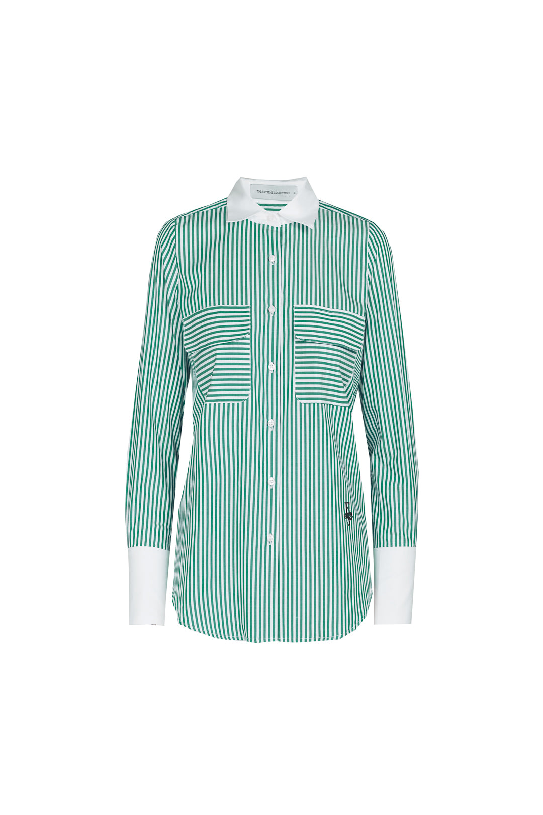 CAMISA RAYAS VERDE BRIANA