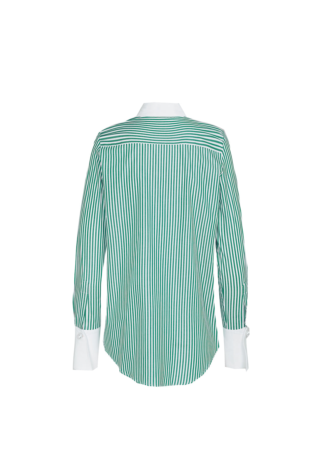 CAMISA RAYAS VERDE BRIANA