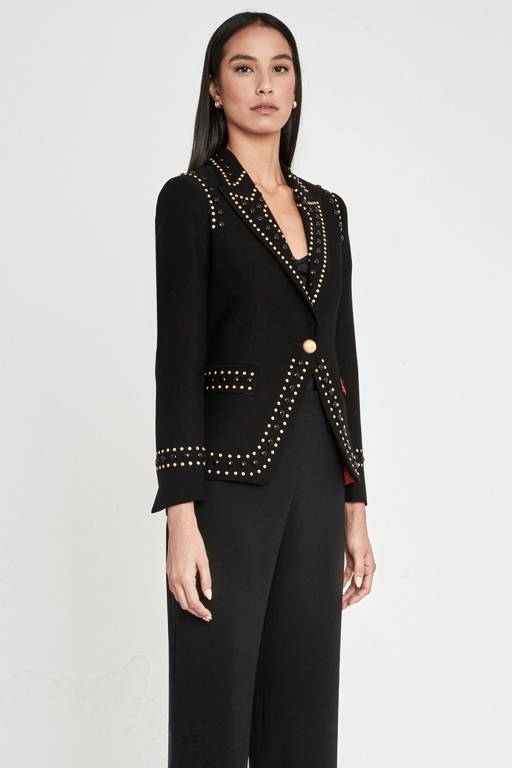BLAZER TACHAS AZABACHE ROCK STAR
