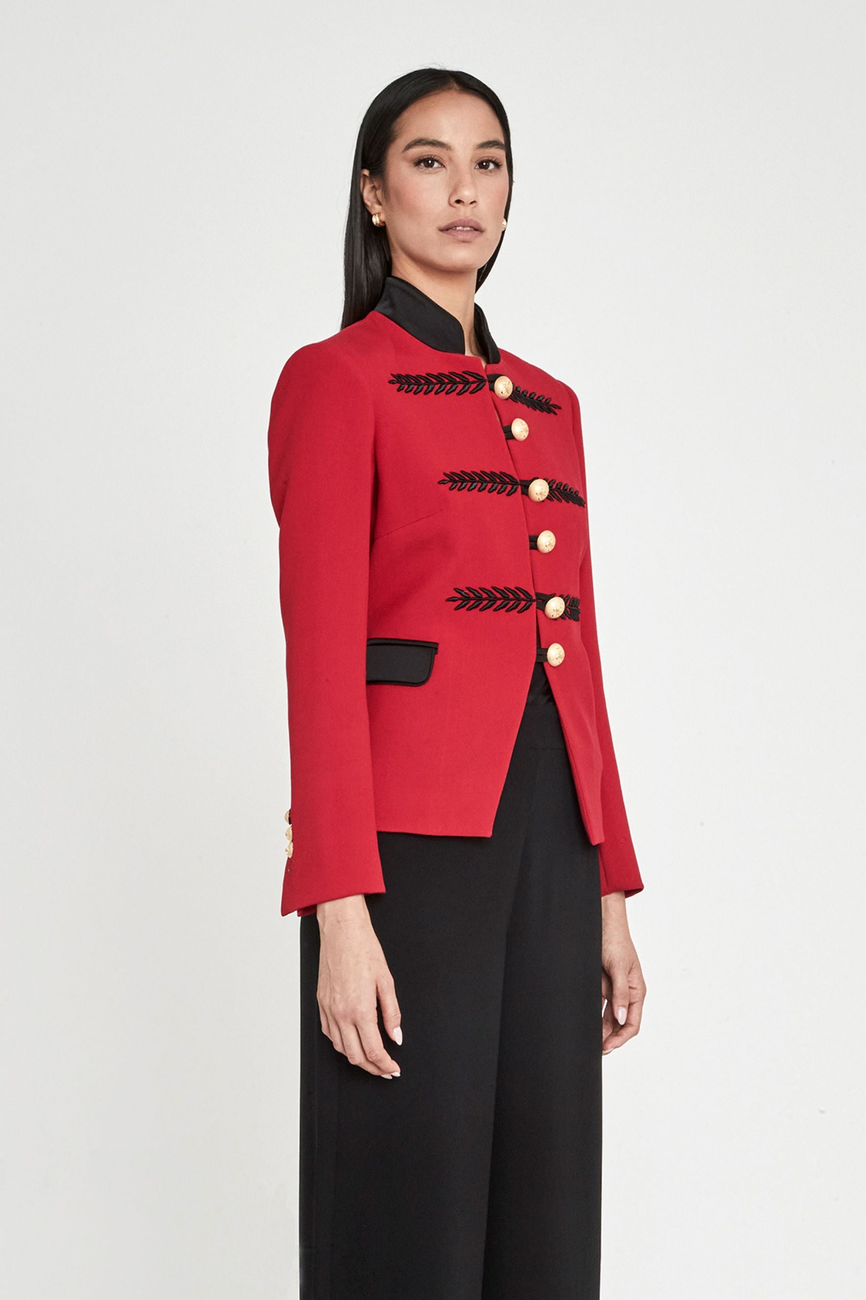 BLAZER MILITAR CARMIN RENATA 01