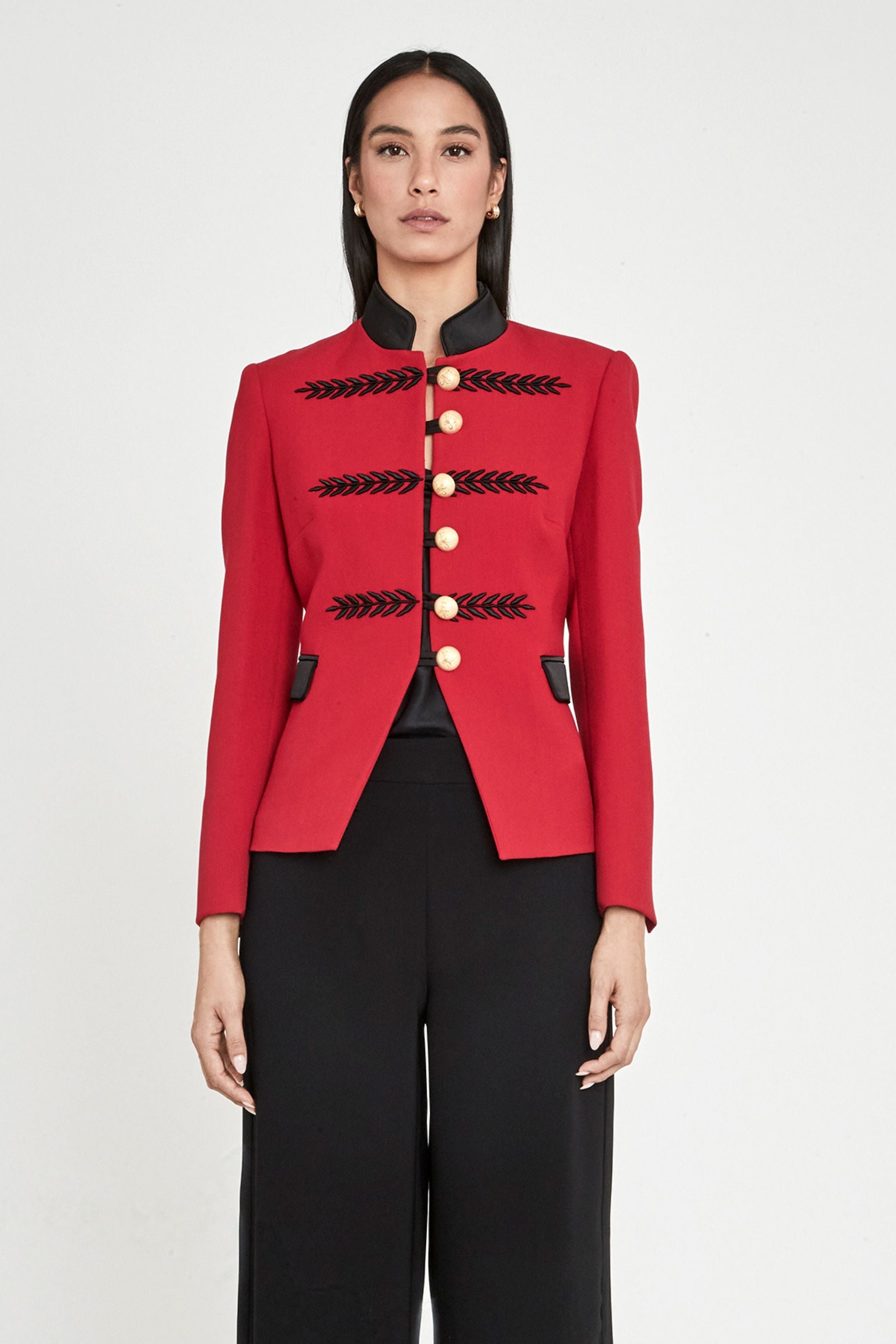 BLAZER MILITAR CARMIN RENATA 01