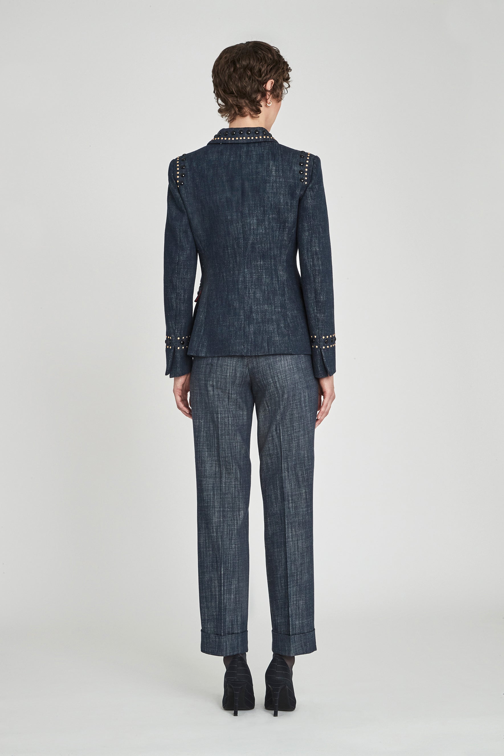 BLAZER ENTALLADA DENIM ROCK STAR