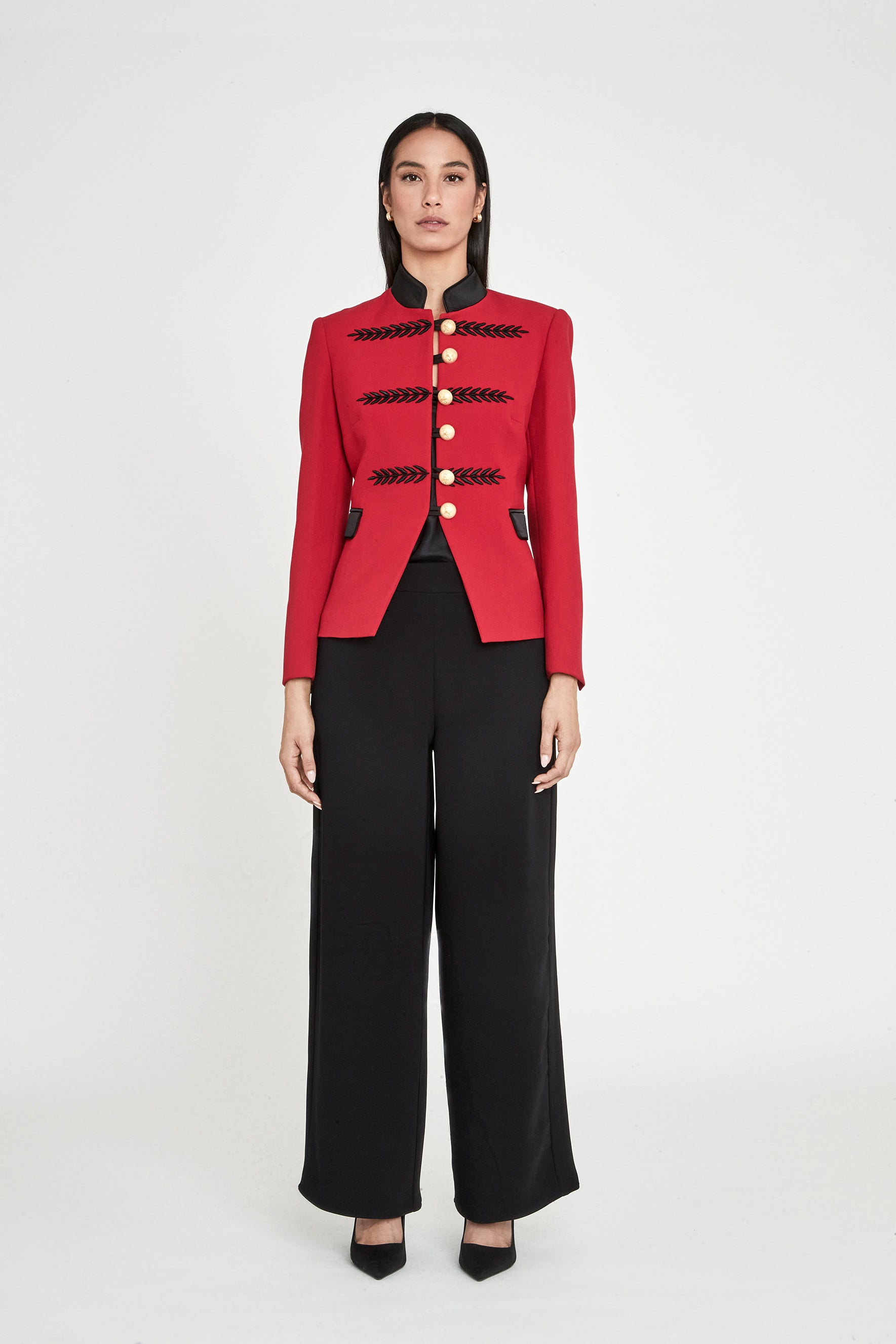BLAZER MILITAR CARMIN RENATA 01