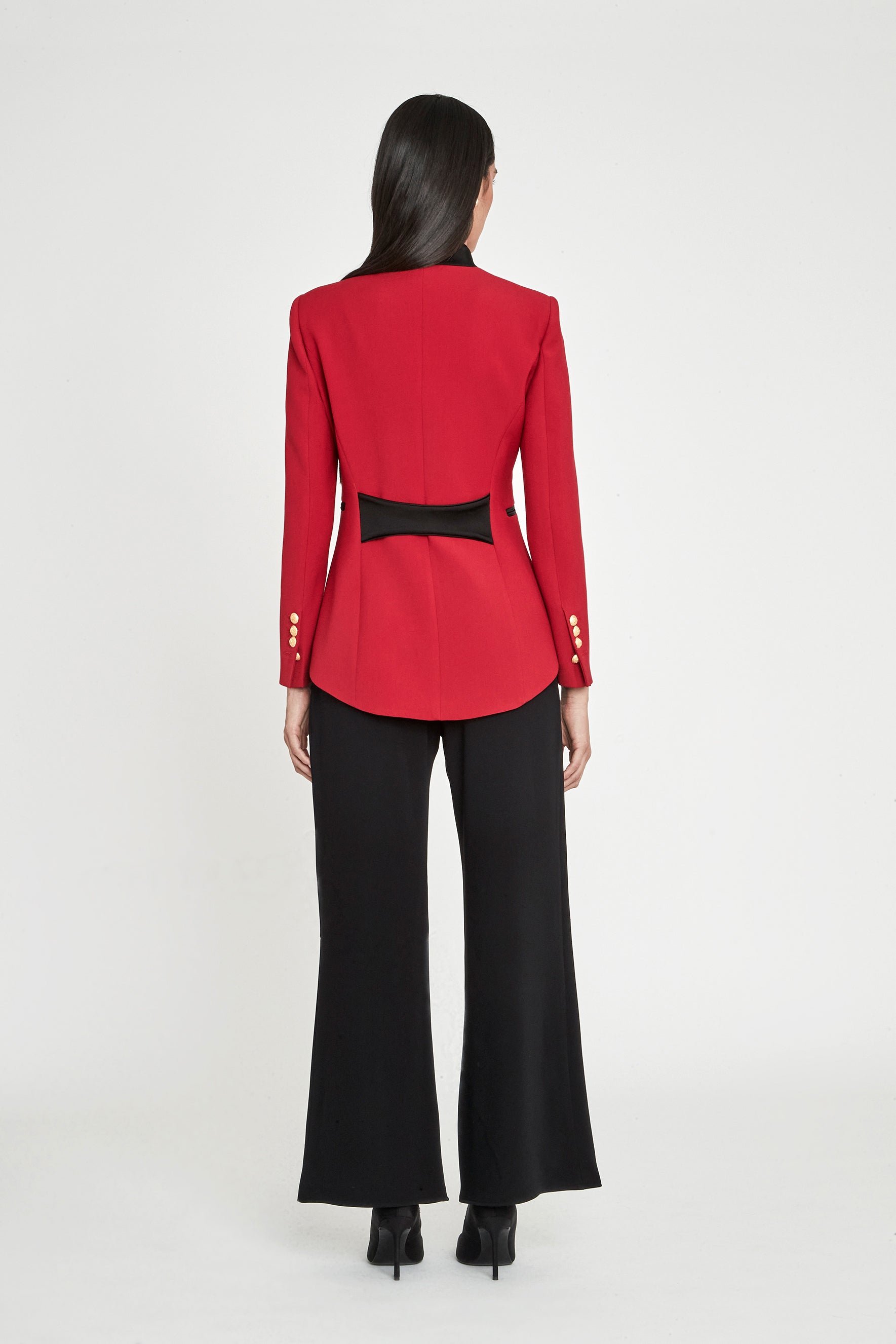 BLAZER MILITAR CARMIN RENATA BLACK