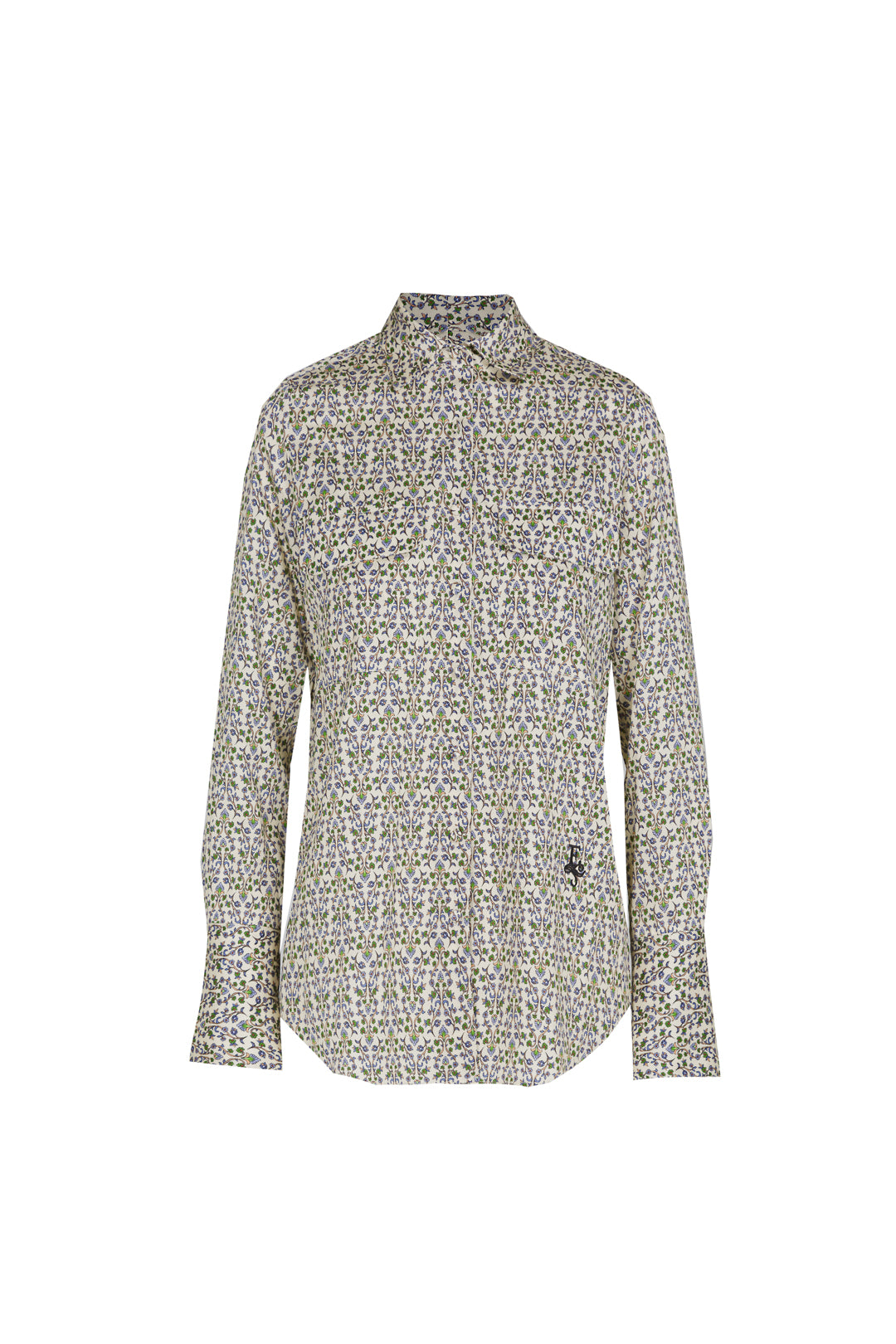 GREEN PRINTED LIBERTY SHIRT