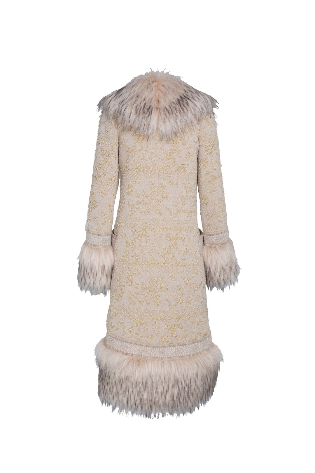 ABRIGO LARGO ALPACA BEIGE JOSEPHINE - THE EXTREME COLLECTION