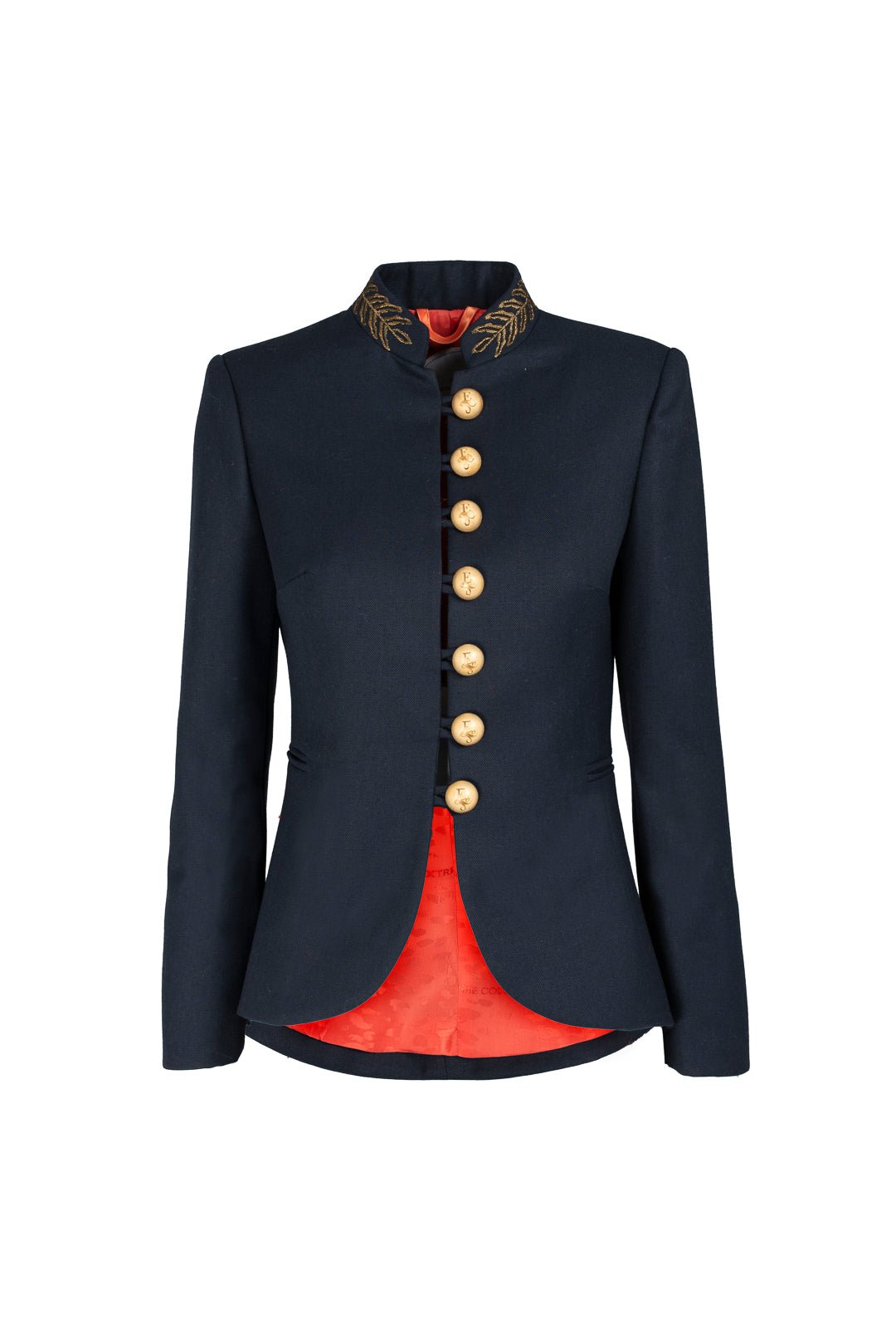 BLAZER AZUL MARINO CORTE ENTALLADO POPPY - THE EXTREME COLLECTION