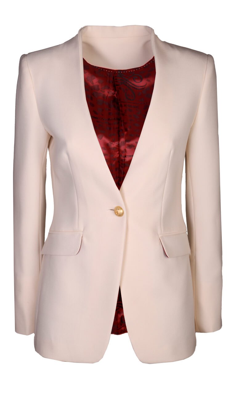 BLAZER BLANCO DE CREPE MAUREEN - THE EXTREME COLLECTION