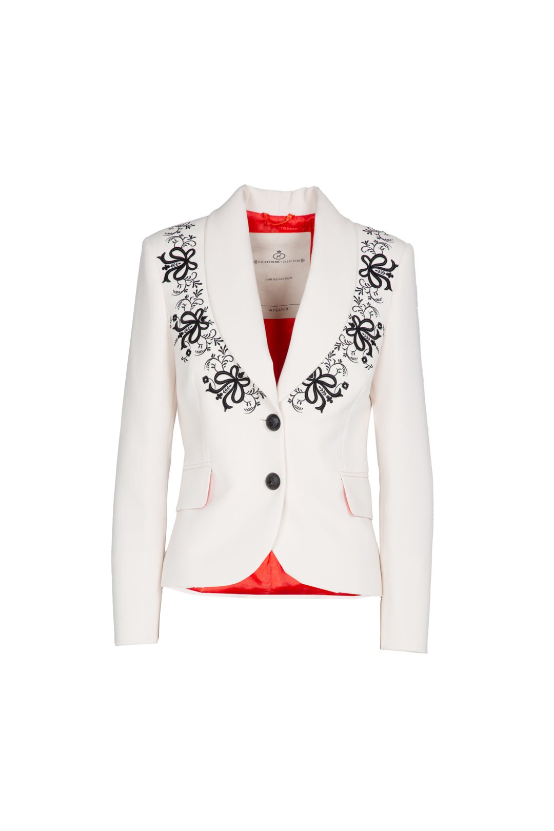 BLAZER BORDADA BLANCA OLIVIA - THE EXTREME COLLECTION