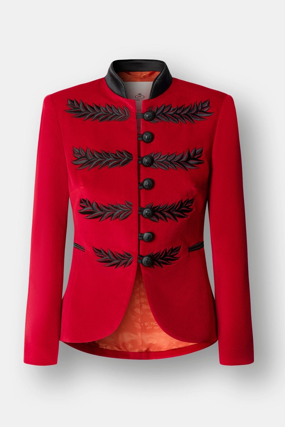 Blazer Bordada rojo Renata Velvet - Edición Limitada - THE EXTREME COLLECTION