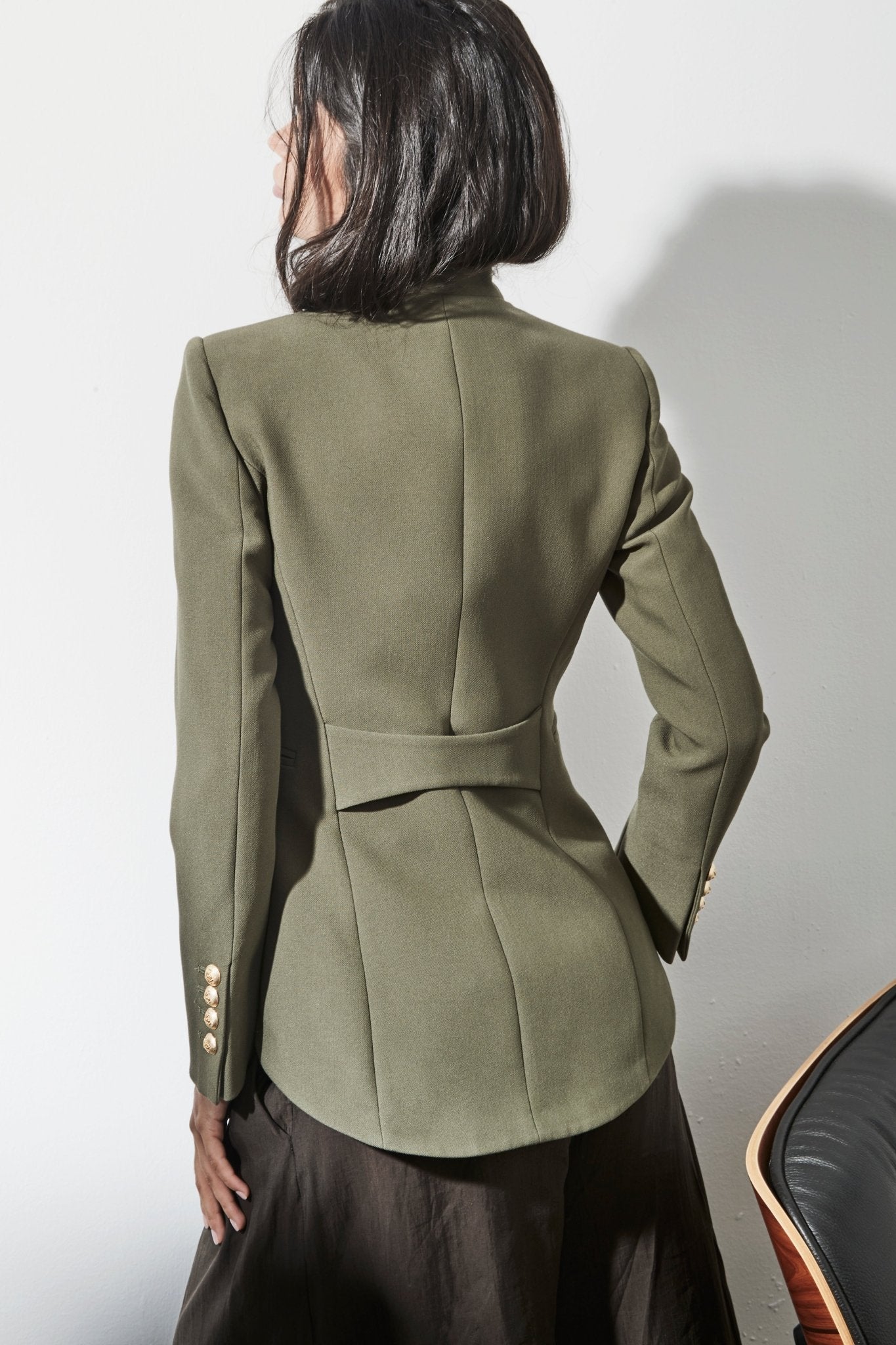 BLAZER BORDADO RENATA OLIVE GREEN - THE EXTREME COLLECTION