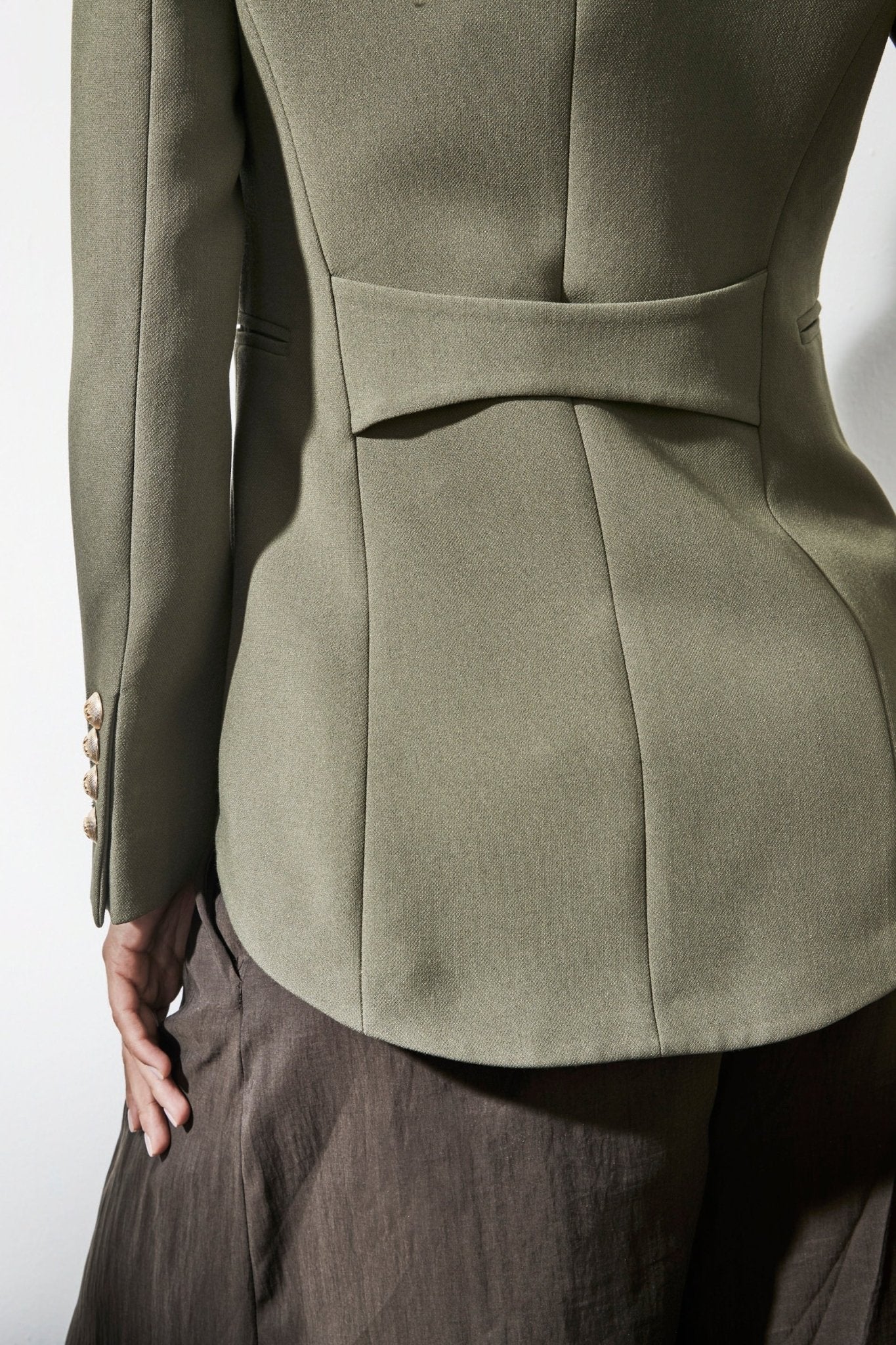 BLAZER BORDADO RENATA OLIVE GREEN - THE EXTREME COLLECTION