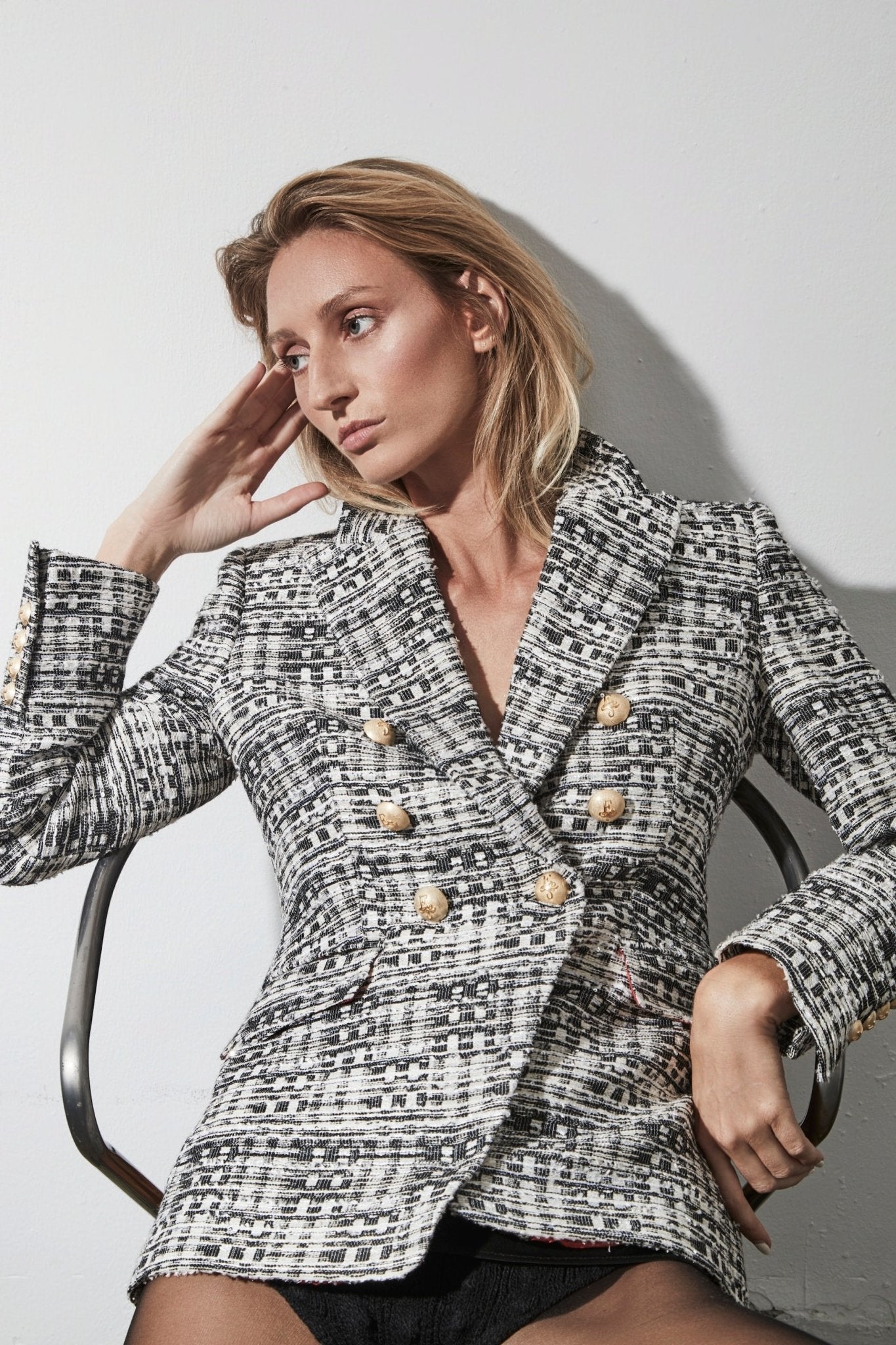 BLAZER CRUZADA TWEED CLEMENTINE - THE EXTREME COLLECTION