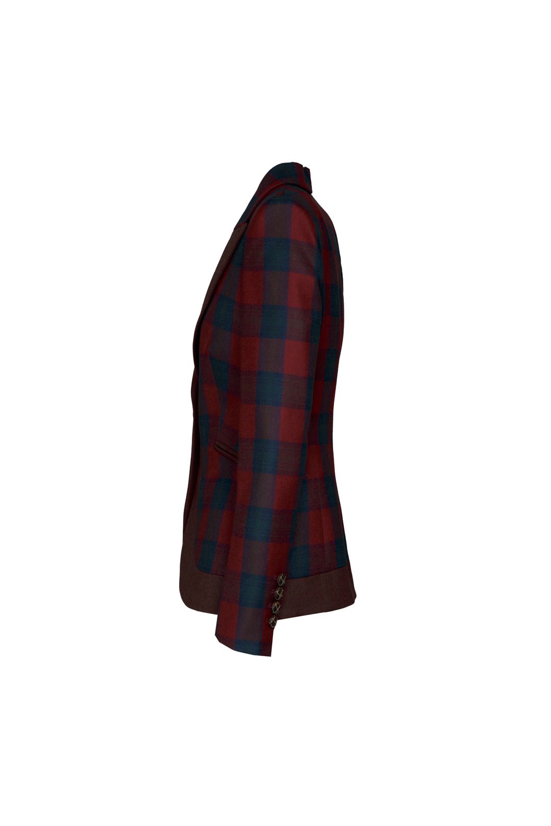 BLAZER CUADRO MERLOT CAMERON CLAN - THE EXTREME COLLECTION