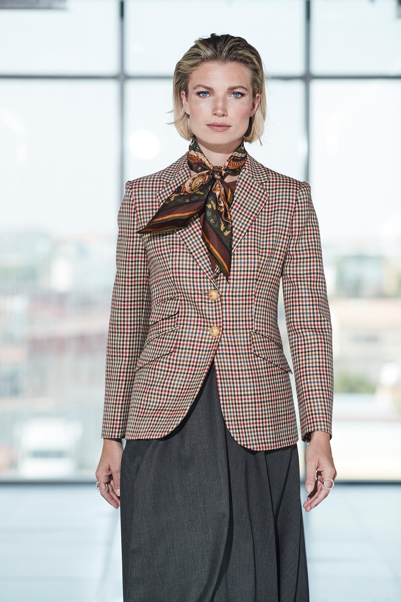 BLAZER CUADROS CARAMELO MAC HARDY - THE EXTREME COLLECTION