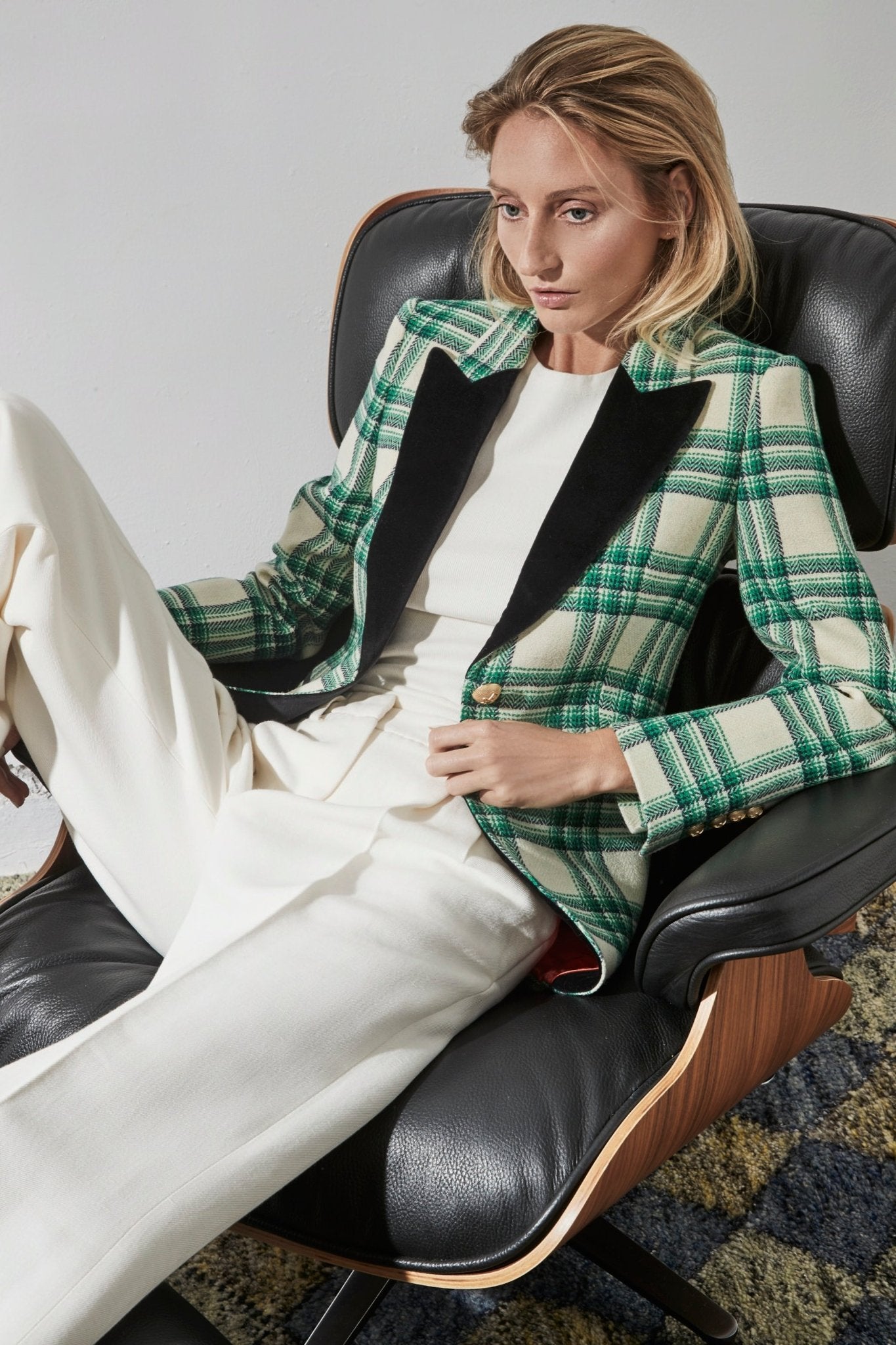 BLAZER CUADROS VERDES GIULIA - THE EXTREME COLLECTION