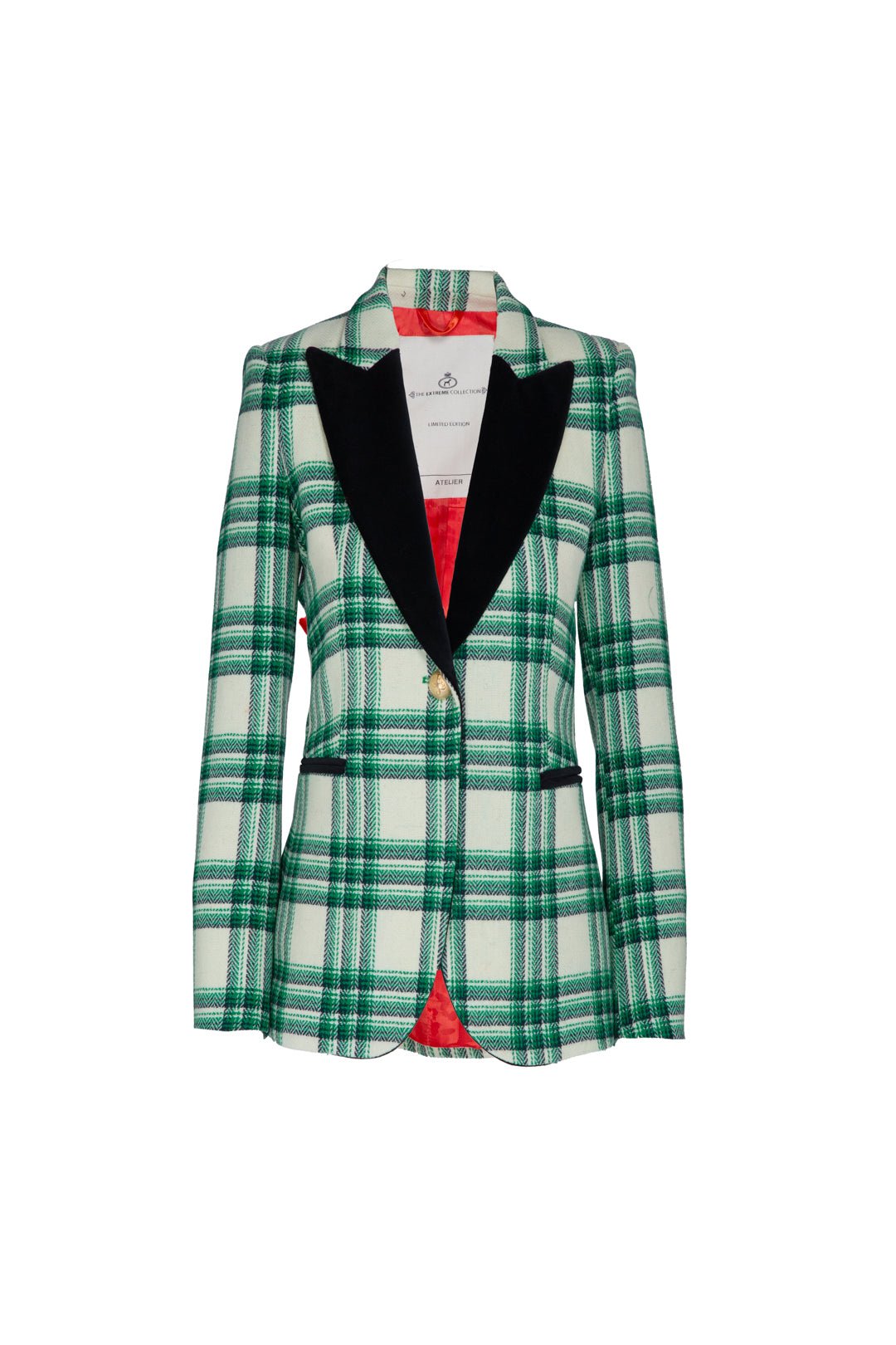 BLAZER CUADROS VERDES GIULIA - THE EXTREME COLLECTION