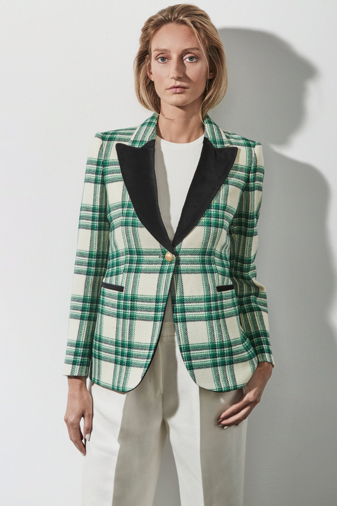 BLAZER CUADROS VERDES GIULIA - THE EXTREME COLLECTION