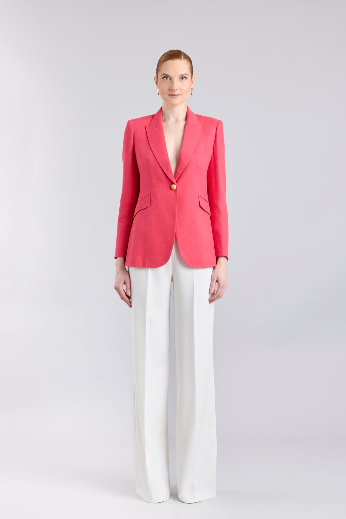 Blazer de lino fucsia Sofía - Edición Limitada - THE EXTREME COLLECTION