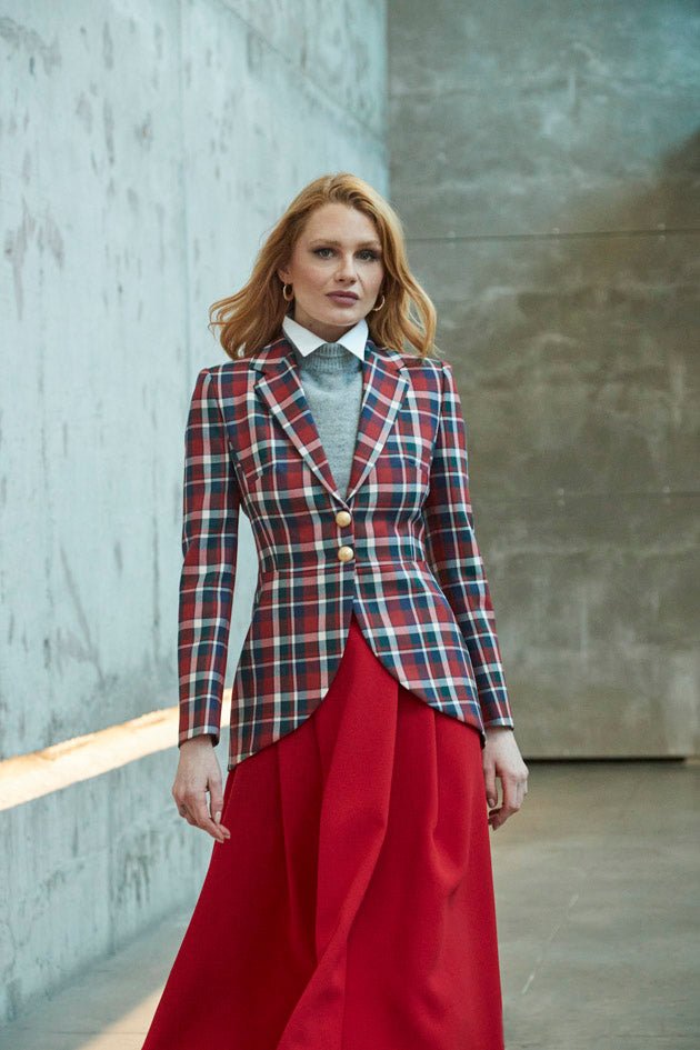 BLAZER ESMOQUIN CUADROS TARTAN PEYTON - THE EXTREME COLLECTION