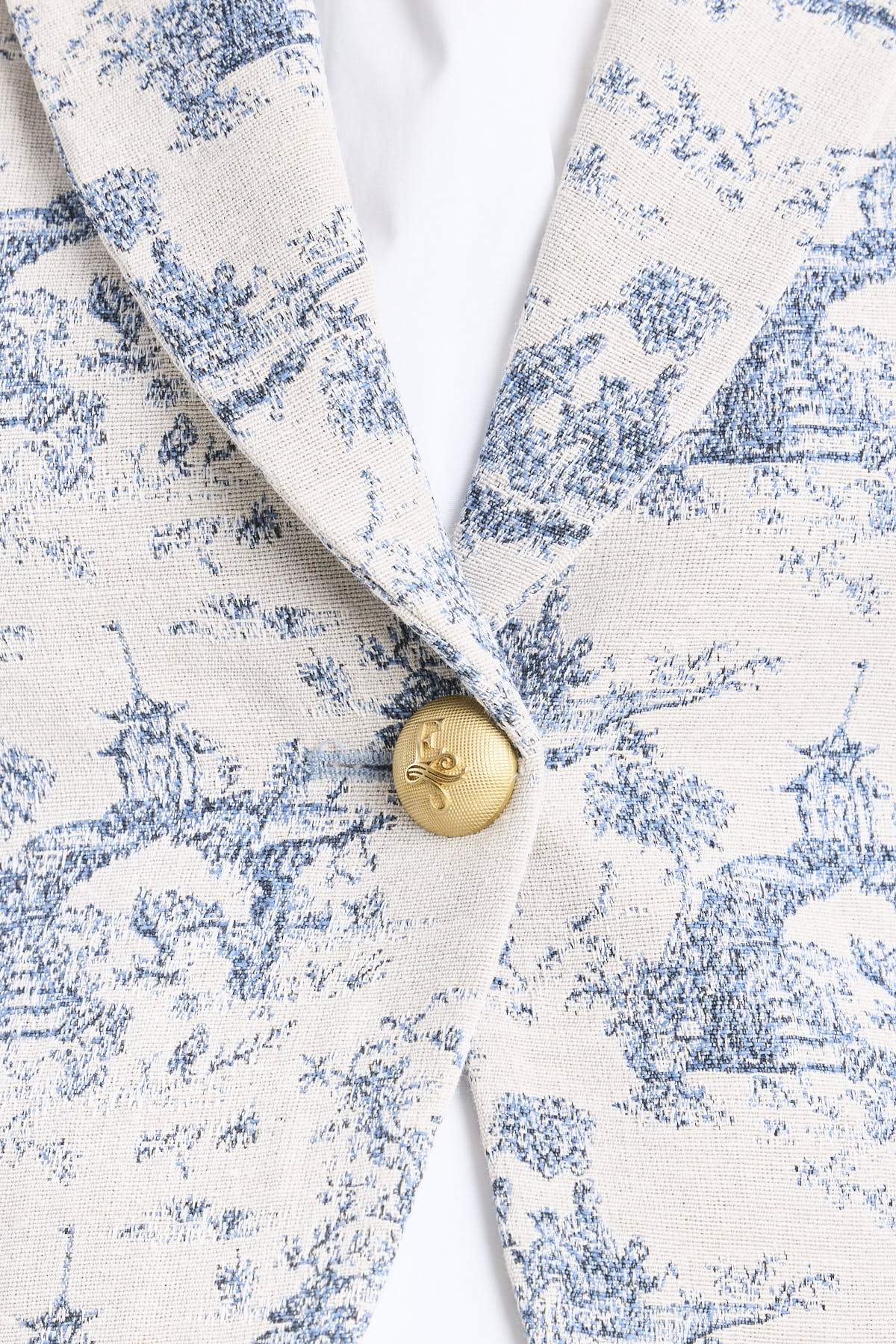 Blazer estampado azul Toile de Jouy - Edición Limitada - THE EXTREME COLLECTION