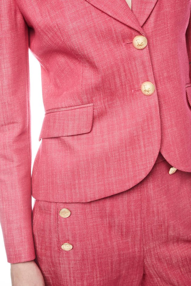 BLAZER FUCSIA DOS BOTONES ANAIS - THE EXTREME COLLECTION