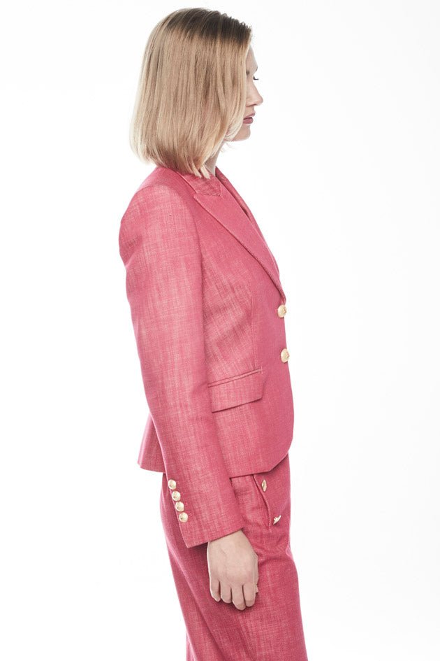 BLAZER FUCSIA DOS BOTONES ANAIS - THE EXTREME COLLECTION