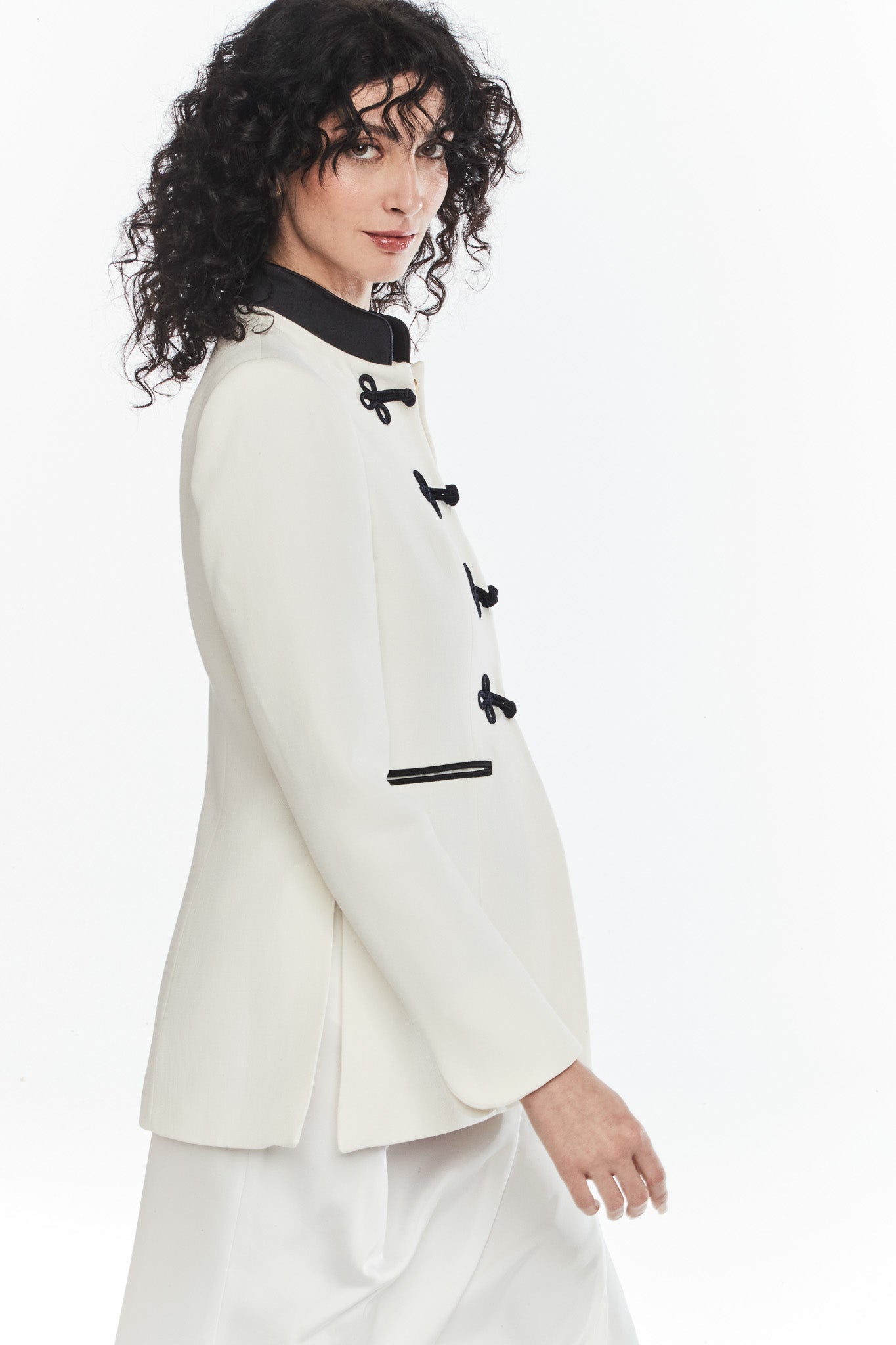 BLAZER LARGA LINO BLANCO CORNELIA - THE EXTREME COLLECTION