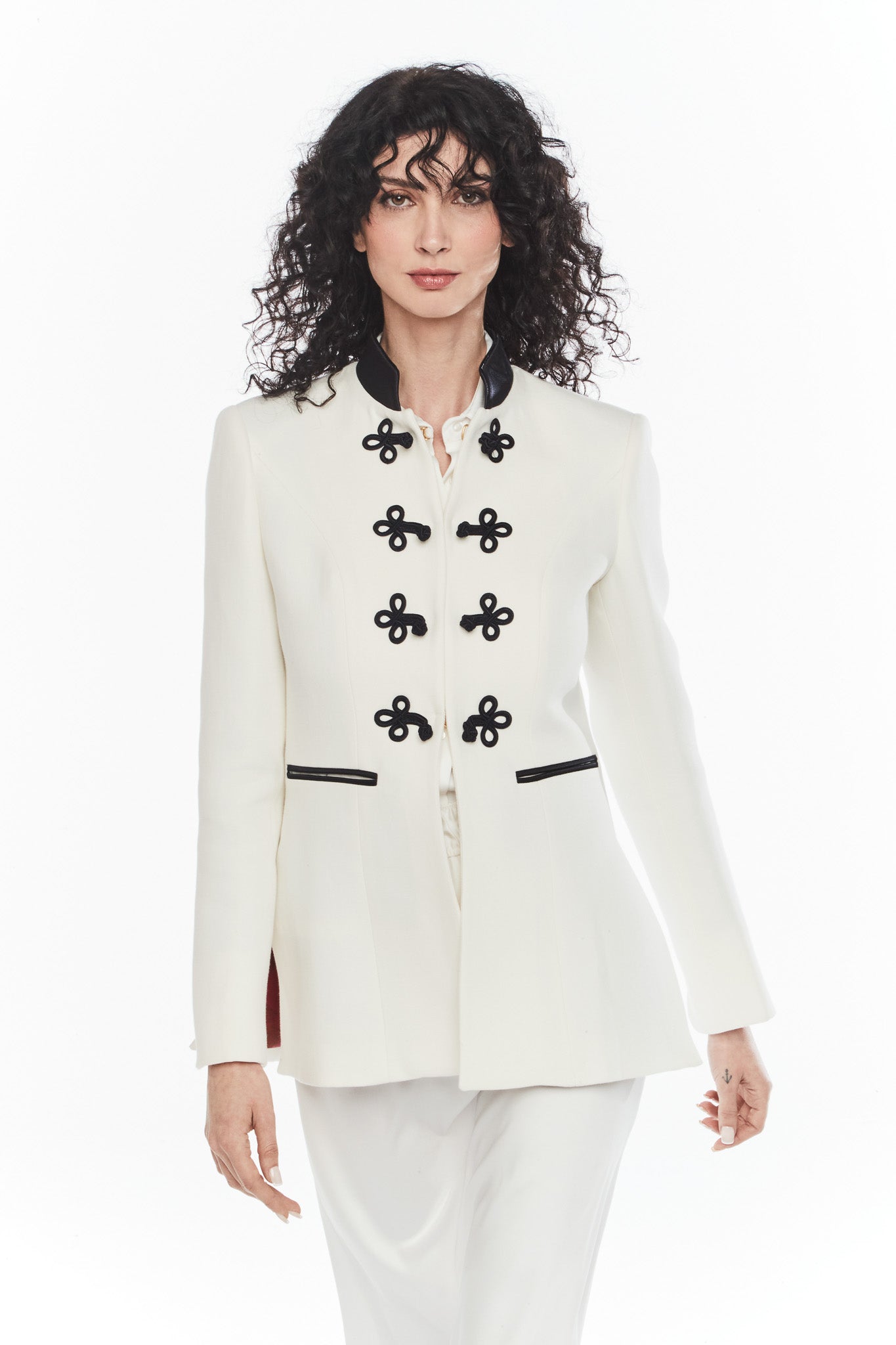 BLAZER LARGA LINO BLANCO CORNELIA - THE EXTREME COLLECTION