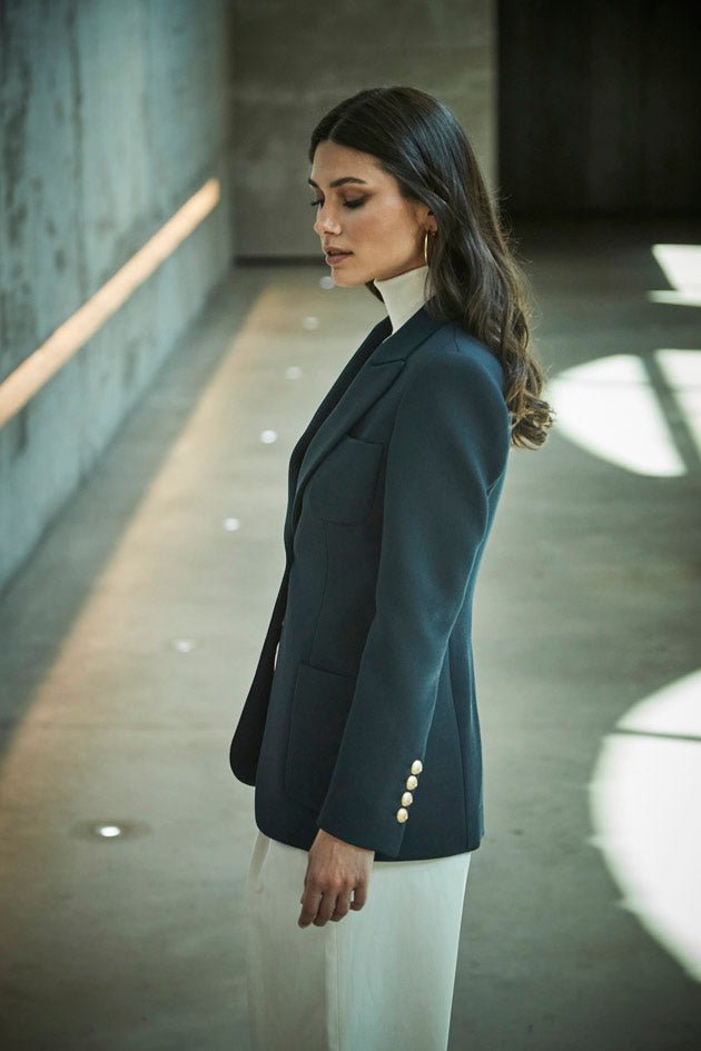 BLAZER MARINO BENEDETTA BOLSILLOS PLASTON - THE EXTREME COLLECTION