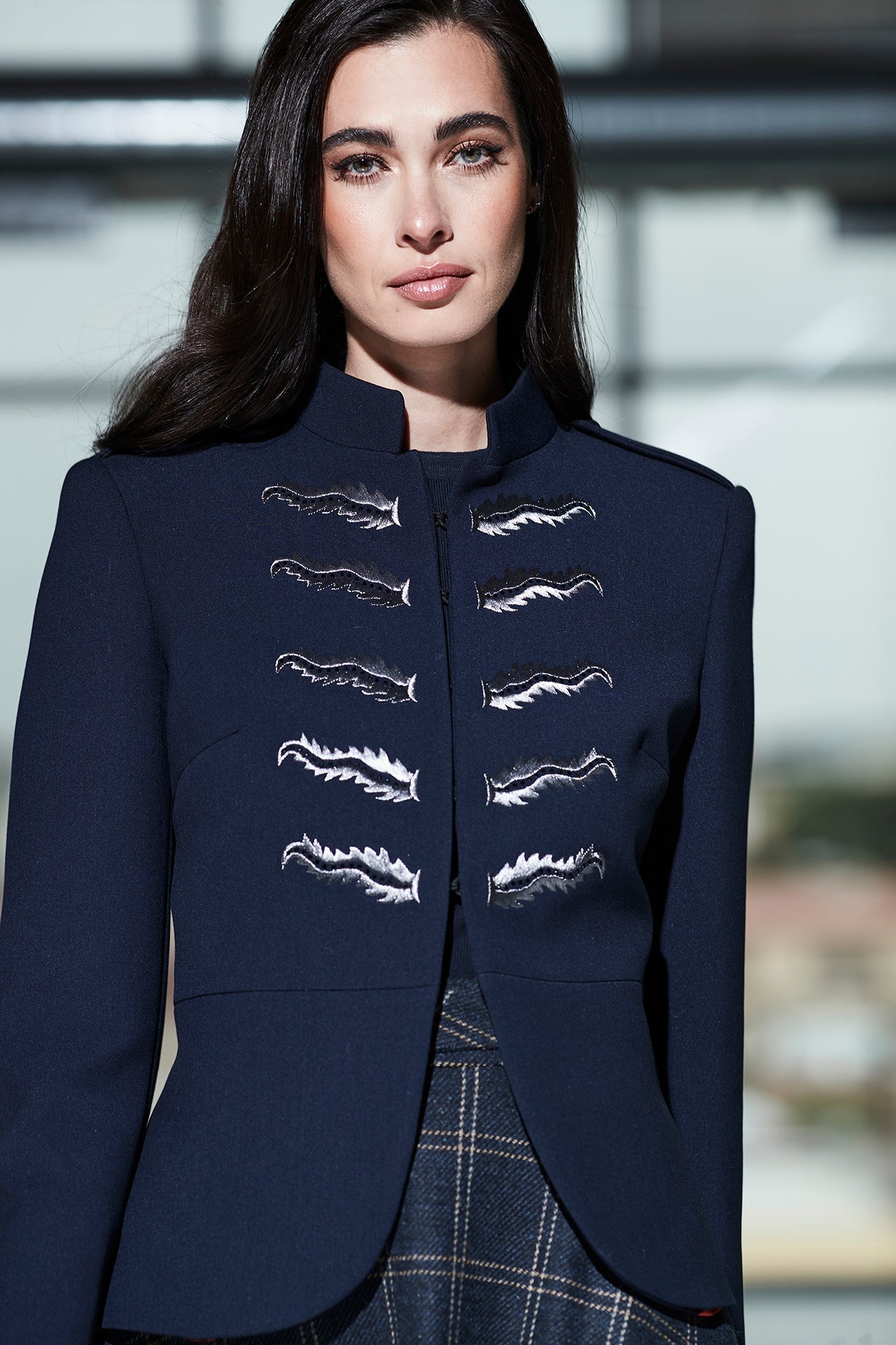 BLAZER MARINO BORDADO EXTREME PRIVE - THE EXTREME COLLECTION