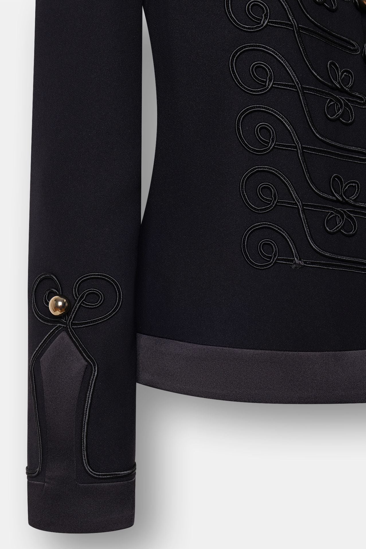 BLAZER MILITAR AZABACHE SOUTAGE LA SPEZIA - THE EXTREME COLLECTION